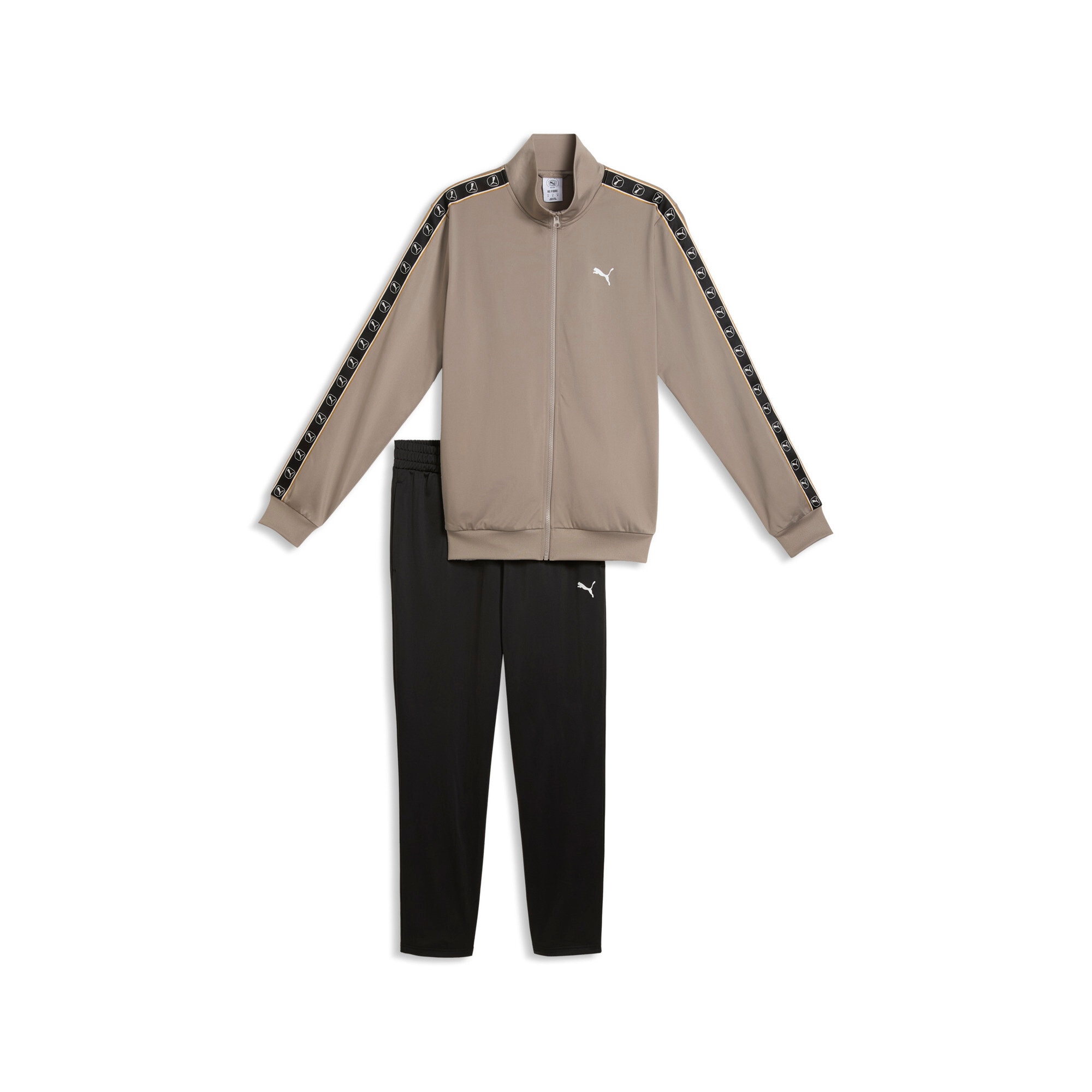 PUMA Combinaison d'entraînement »POLY TAPE SUIT« 2 Ensemble deux pièces, avec fermeture éclair, haut à manches longues, coupe régulière