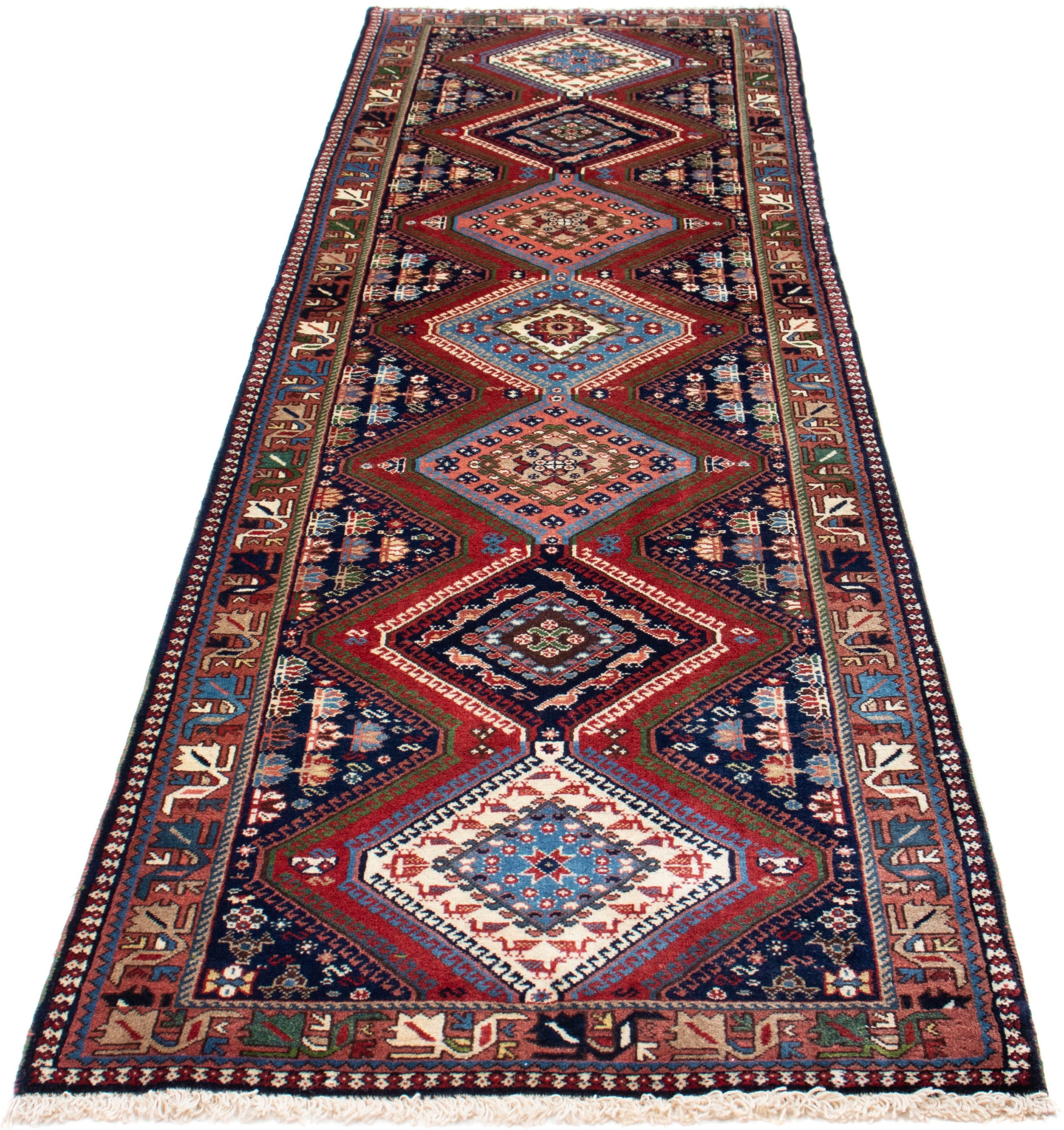 Image of morgenland Orientteppich »Perser - Nomadic - 288 x 80 cm - mehrfarbig«, rechteckig, 10 mm Höhe, Wohnzimmer, Handgeknüpft, Einzelstück mit Zertifikat bei Ackermann Versand Schweiz