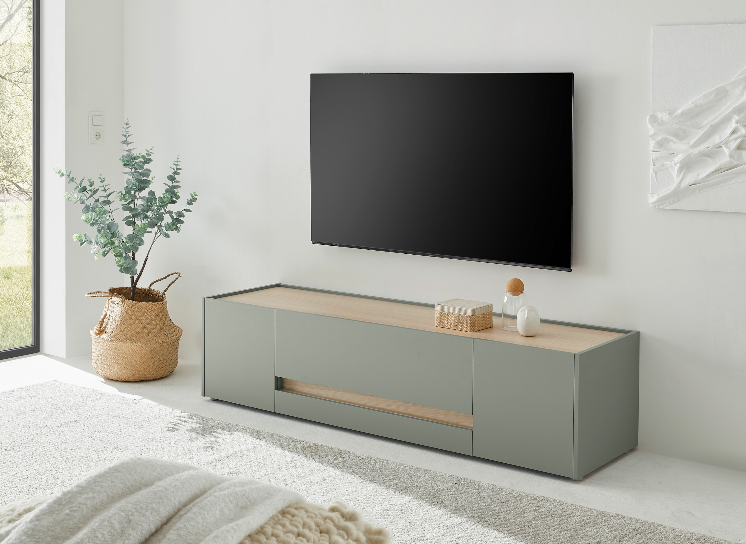 Home affaire Table basse »City/Giron, moderner TV-Schrank, Kommode, TV-Unterschrank« zeitlos, modern, ausreichend Stauraum, vielseitig einsetzbar