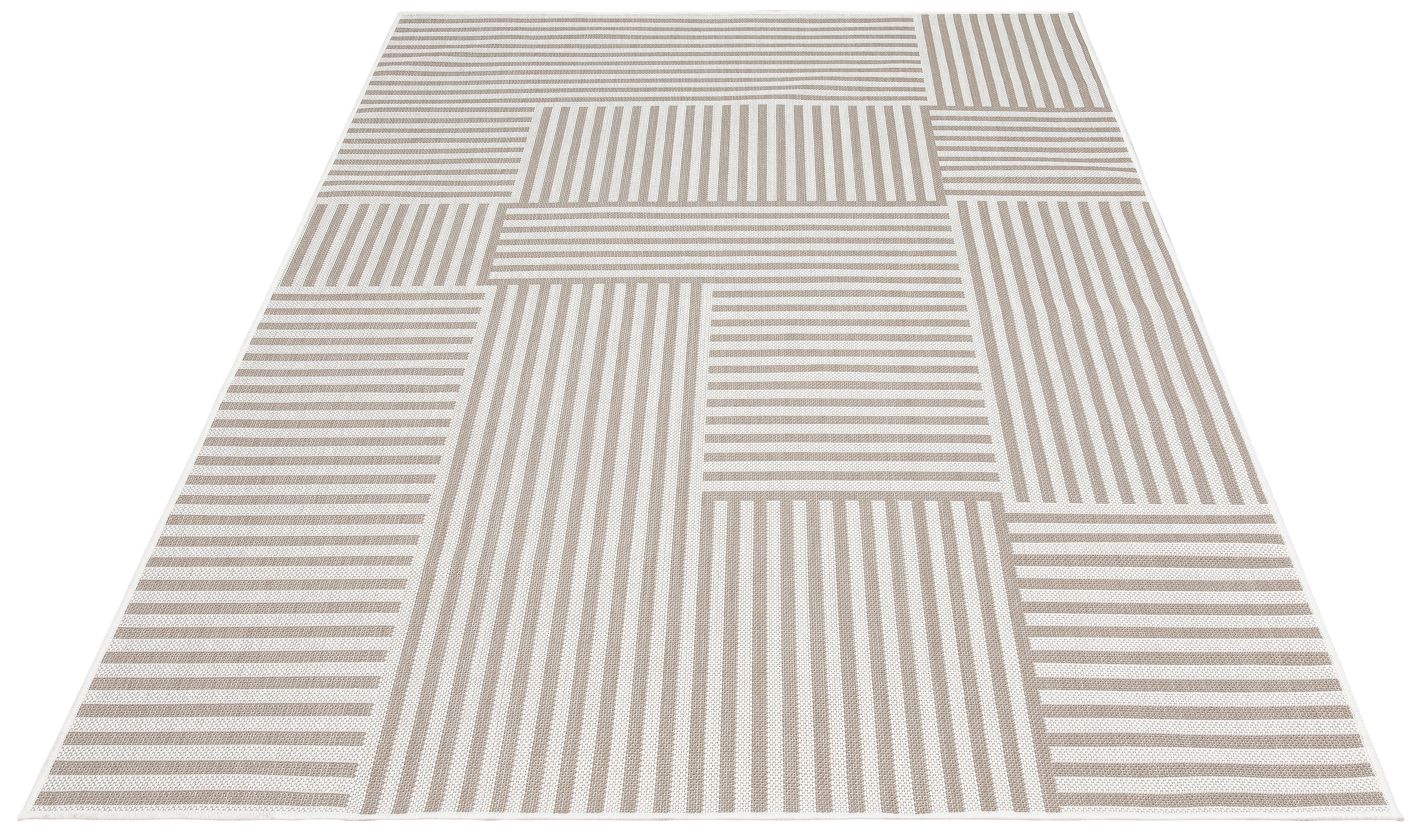 Image of GOODproduct Teppich »Danni«, rechteckig, 5 mm Höhe, In-und Outdoor geeignet, Wetterfest & UV-beständig, für Balkon, Terrasse und Wintergarten, besonders flach, auch für Küche oder Esszimmer und Wohnzimmer geeignet bei Ackermann Versand Schweiz