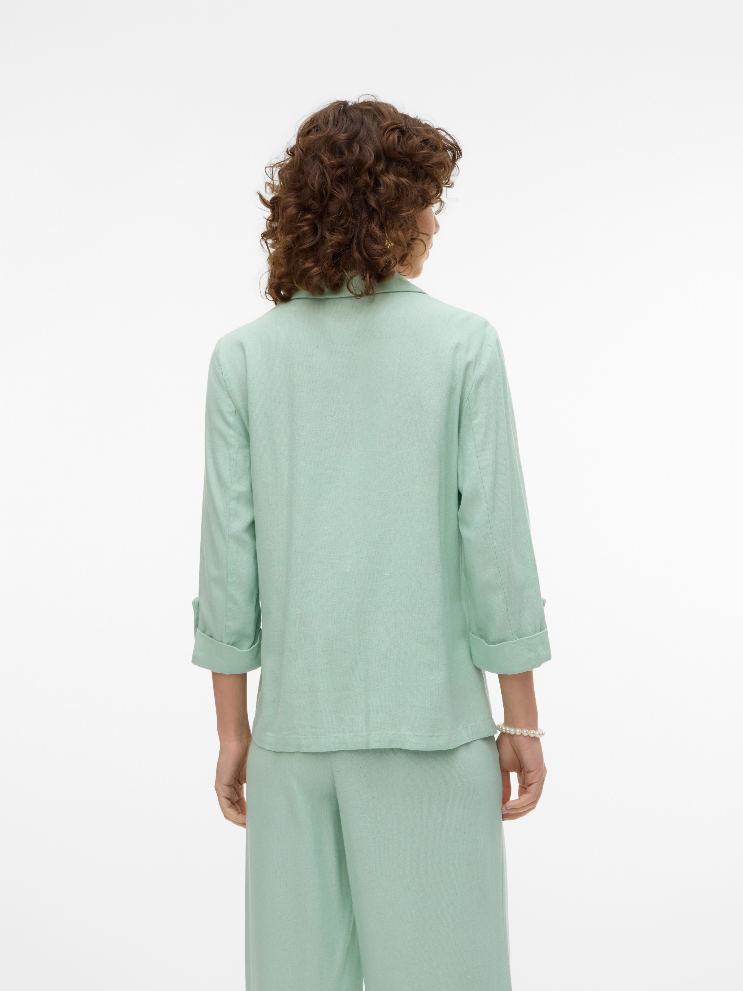 Vero Moda Kurzblazer »VMJESMILO 3/4 LOOSE BLAZER WVN NOOS«, mit Leinen