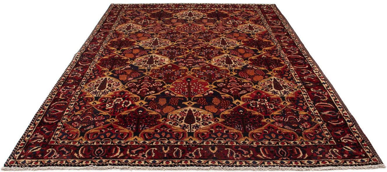 Image of morgenland Wollteppich »Bachtiar Durchgemustert Rosso 305 x 211 cm«, rechteckig, 1 mm Höhe, Unikat mit Zertifikat bei Ackermann Versand Schweiz