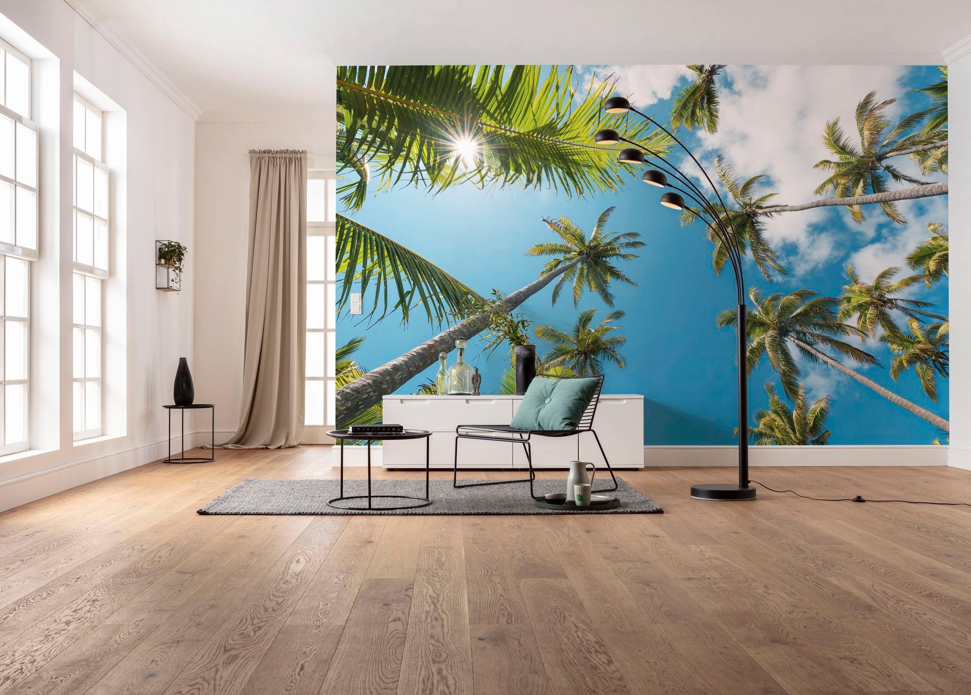 Komar Papier peint intissé »Digitaldruck Vlies -  Coconut Heaven II - Grösse 450 x 280 cm« imprimé Wohnzimmer, Schlafzimmer