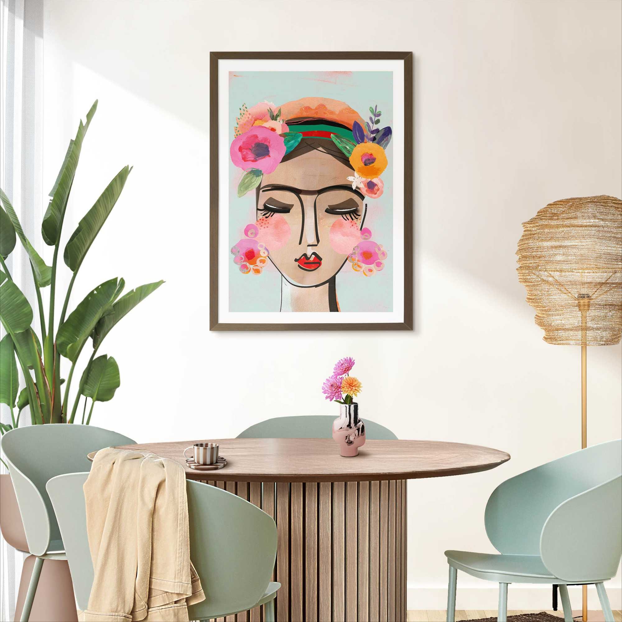 Image of Reinders Bilderrahmen "Poster 50x70 nussbaum" 1 Stk. tlg. Wohnzimmer - Nussbaum - MDF - Kein Thema - 53,5x73,5 cm
