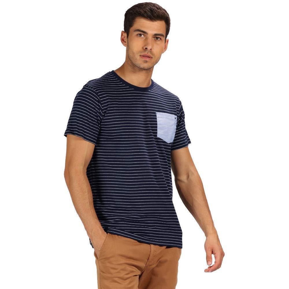 T-Shirt »Herren Teagan mit Brusttasche«