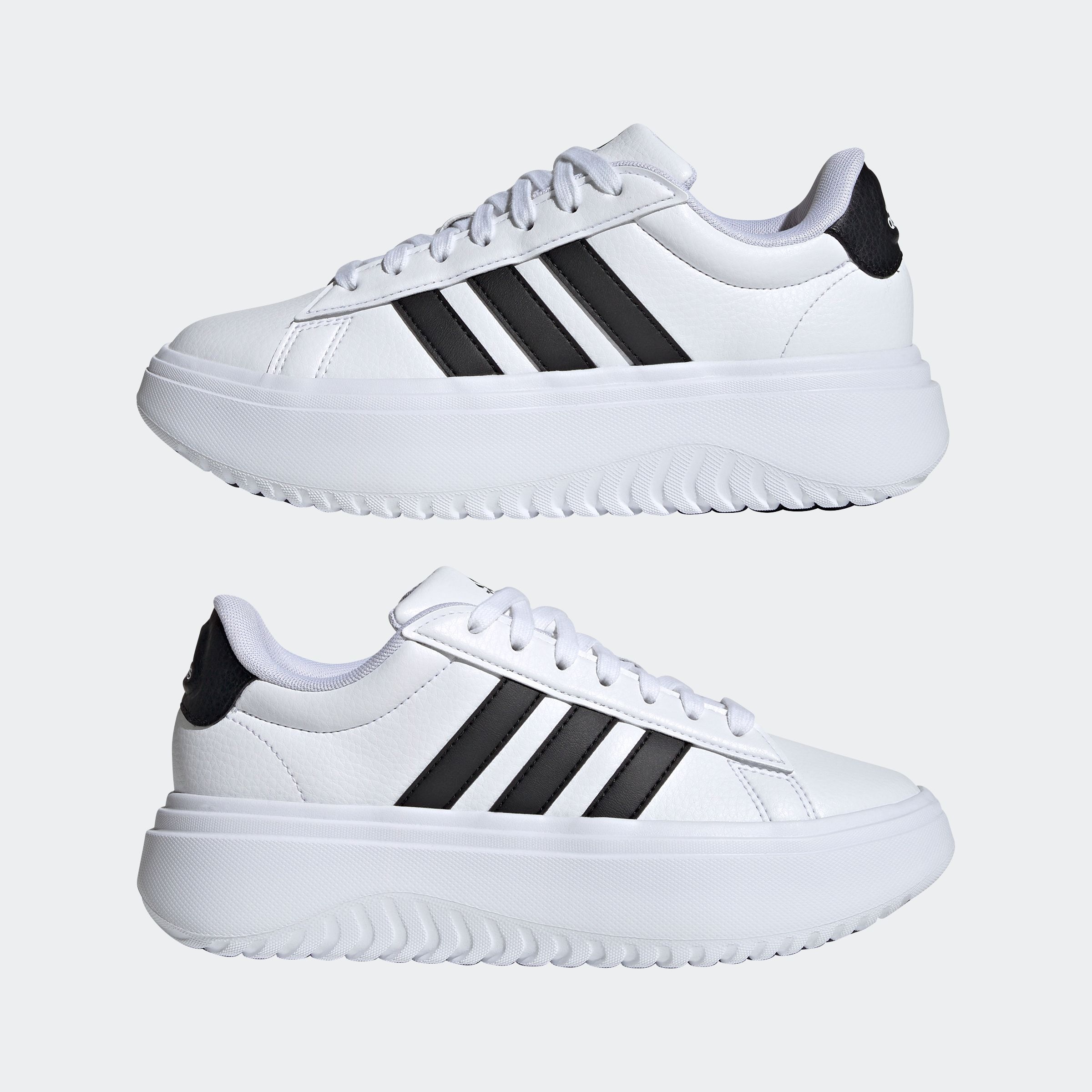 adidas Sportswear Sneaker »GRAND COURT PLATFORM«, Design auf den Spuren des adidas Superstar