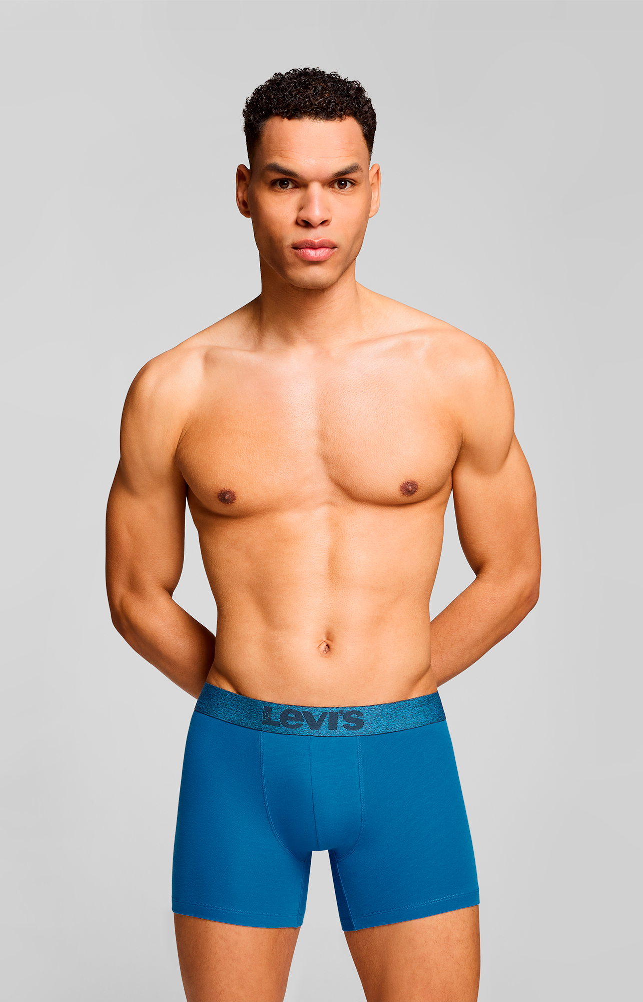 Levi's® Boxershorts »LEVIS MEN MEL WB BOXER BRIEF ORG CO 2P«, (2er Pack), mit breitem Logobund