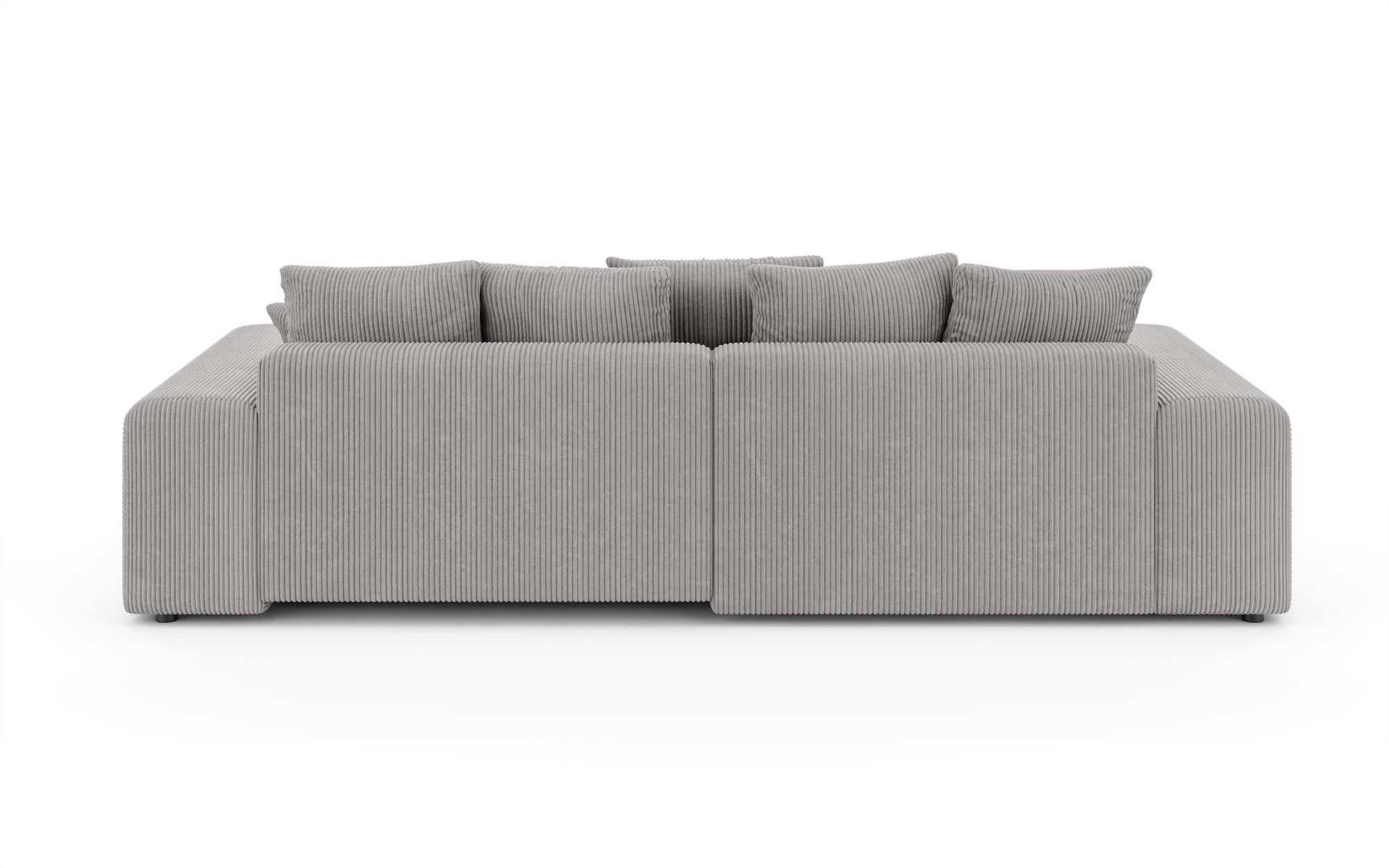 Home affaire Ecksofa »LAKESIDE mit Bettfunktion und Bettkasten, B/T/H 257/166/84 cm« L-Form, Recamiere beidseitig montierbar, mit Wellenunterfederung