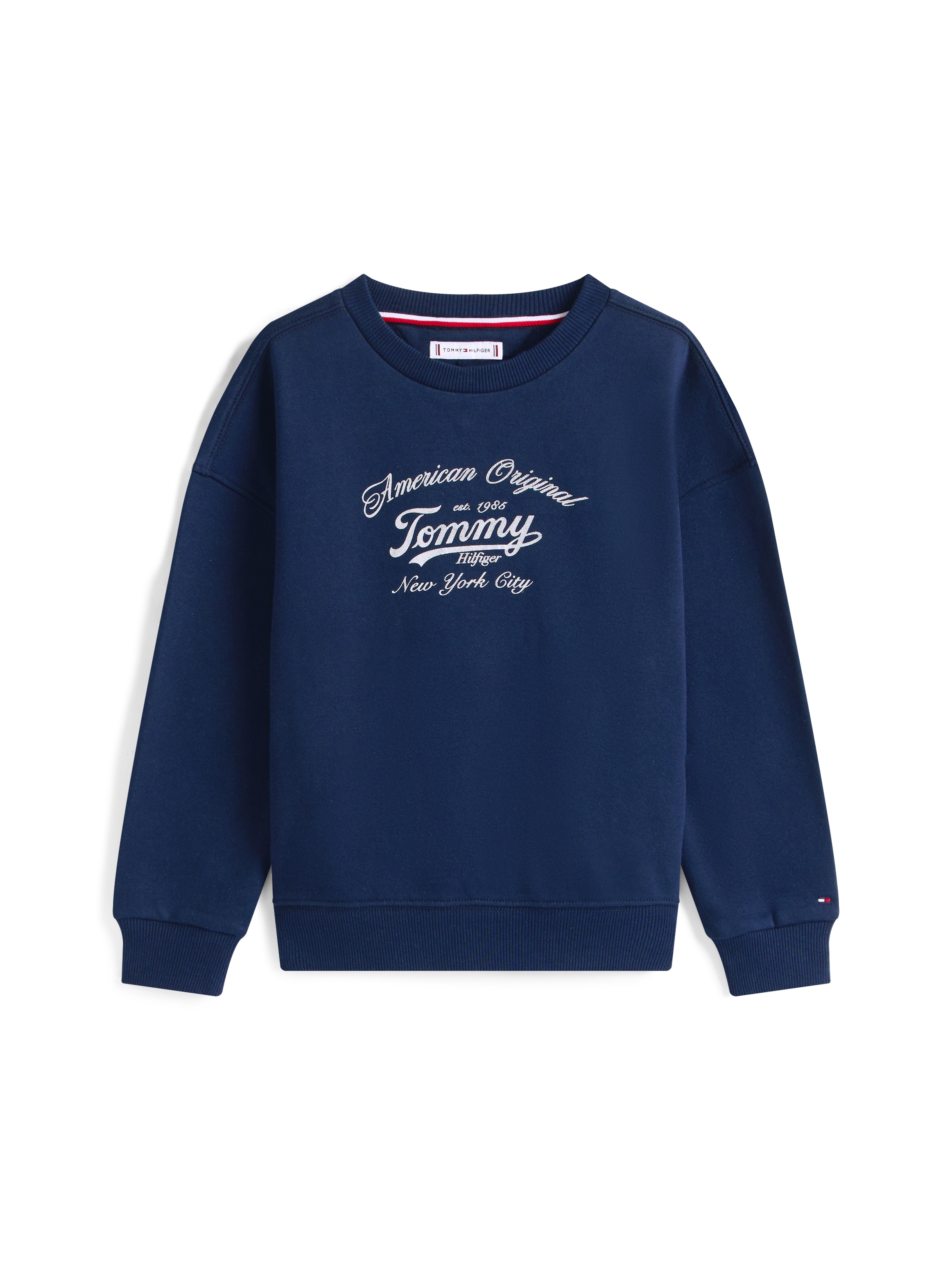 Tommy Hilfiger Sweatshirt »TOMMY SCRIPT SWEATSHIRT«, für Kinder bis 16 Jahre, mit glänzendem Druck