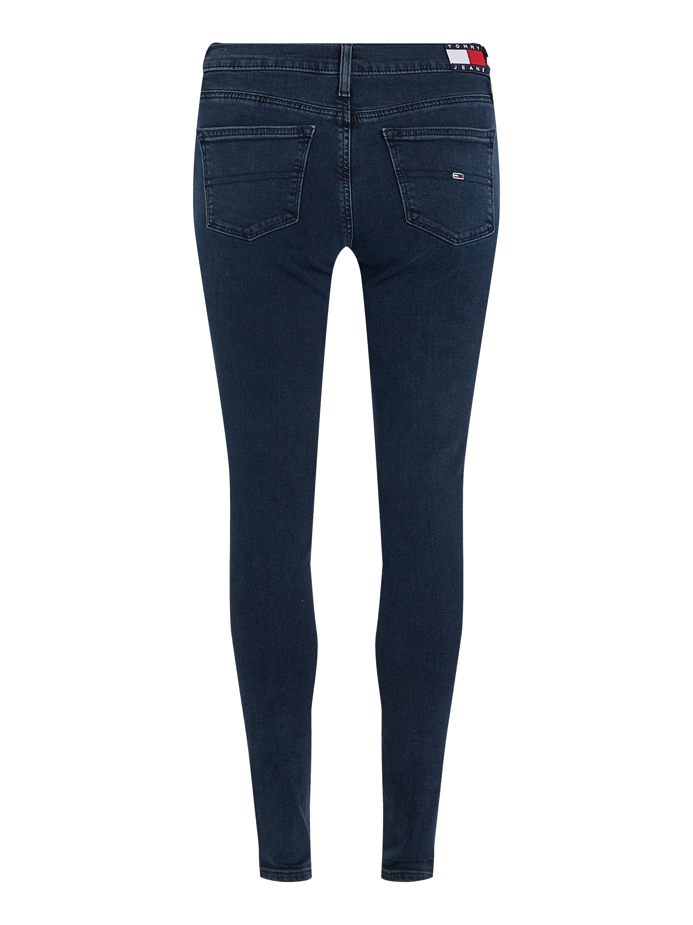 Tommy Jeans Skinny-fit-Jeans »Nora Mid Rise Skinny Fit«, mit Waschung, mit Logo-Badge