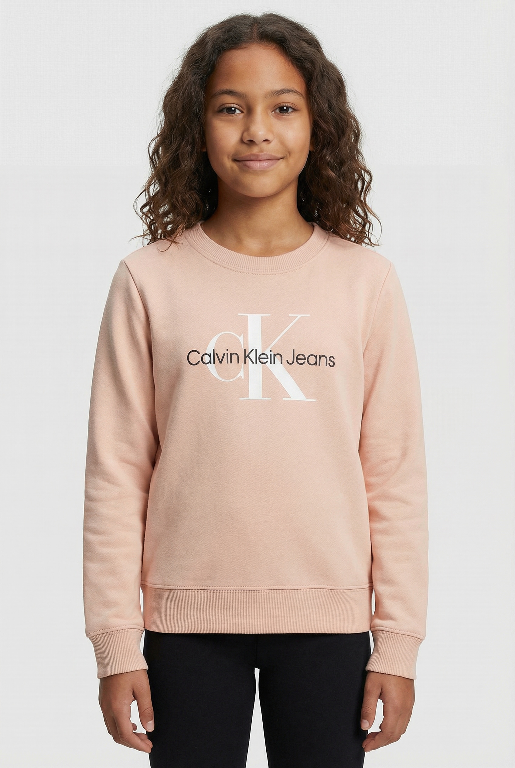 Image of Calvin Klein Jeans Sweatshirt "CK Monogram Terry Cn", für Kinder bis 16 Jahre und mit Logodruck