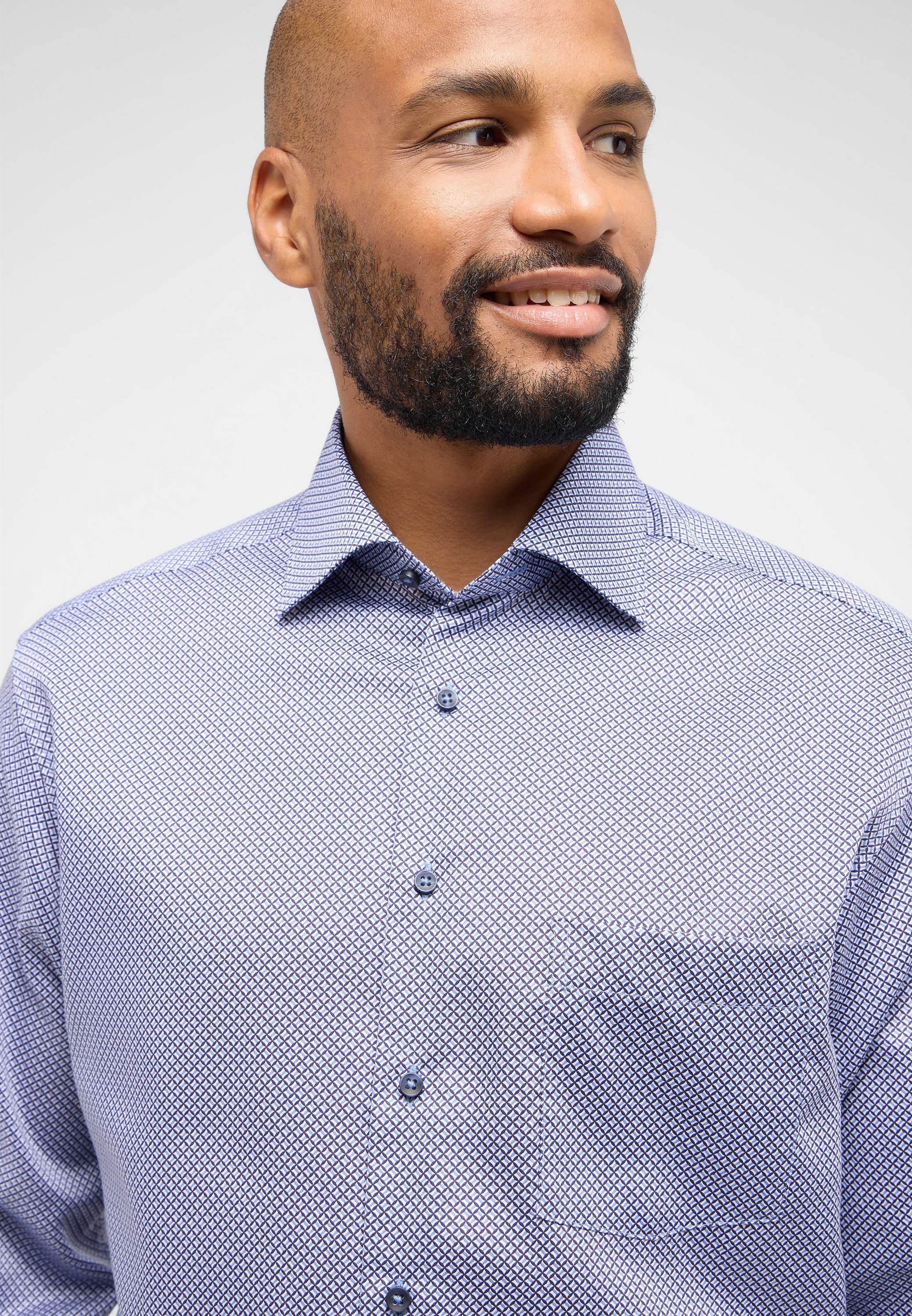Eterna Langarmhemd »MODERN FIT«, NON IRON (bügelfrei)