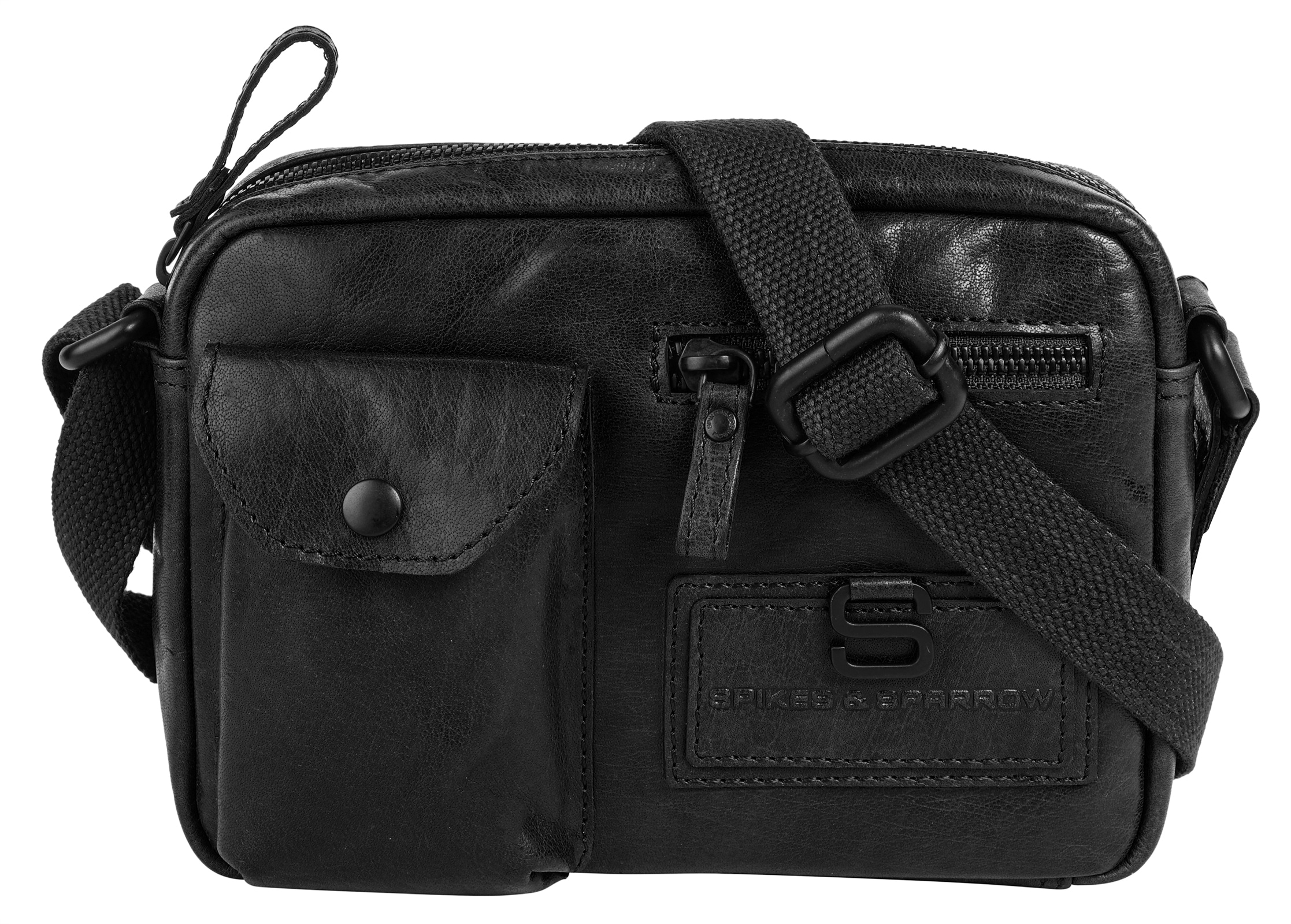 Image of Spikes & Sparrow Umhängetasche "CROSS BODY" echt Leder