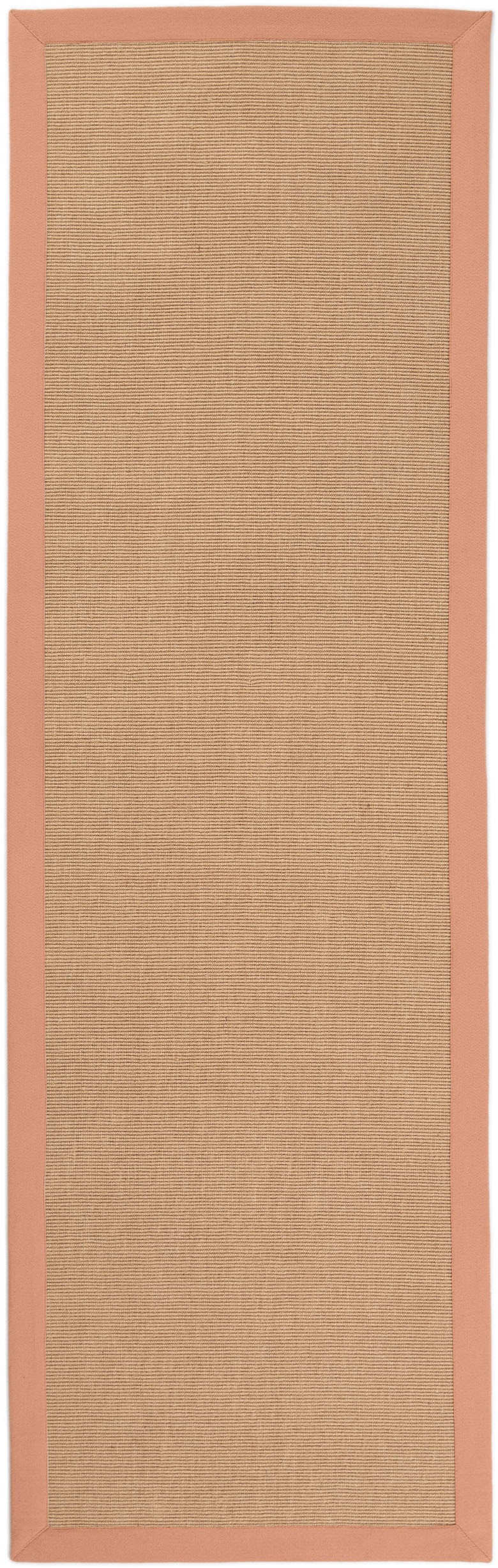 carpetfine Sisalteppich »Sisal,  auch als Läufer erhältlich«, rechteckig, 5 mm Höhe, mit farbiger Bordüre, Anti Rutsch Rückseite, viele Grössen, Wohnzimmer