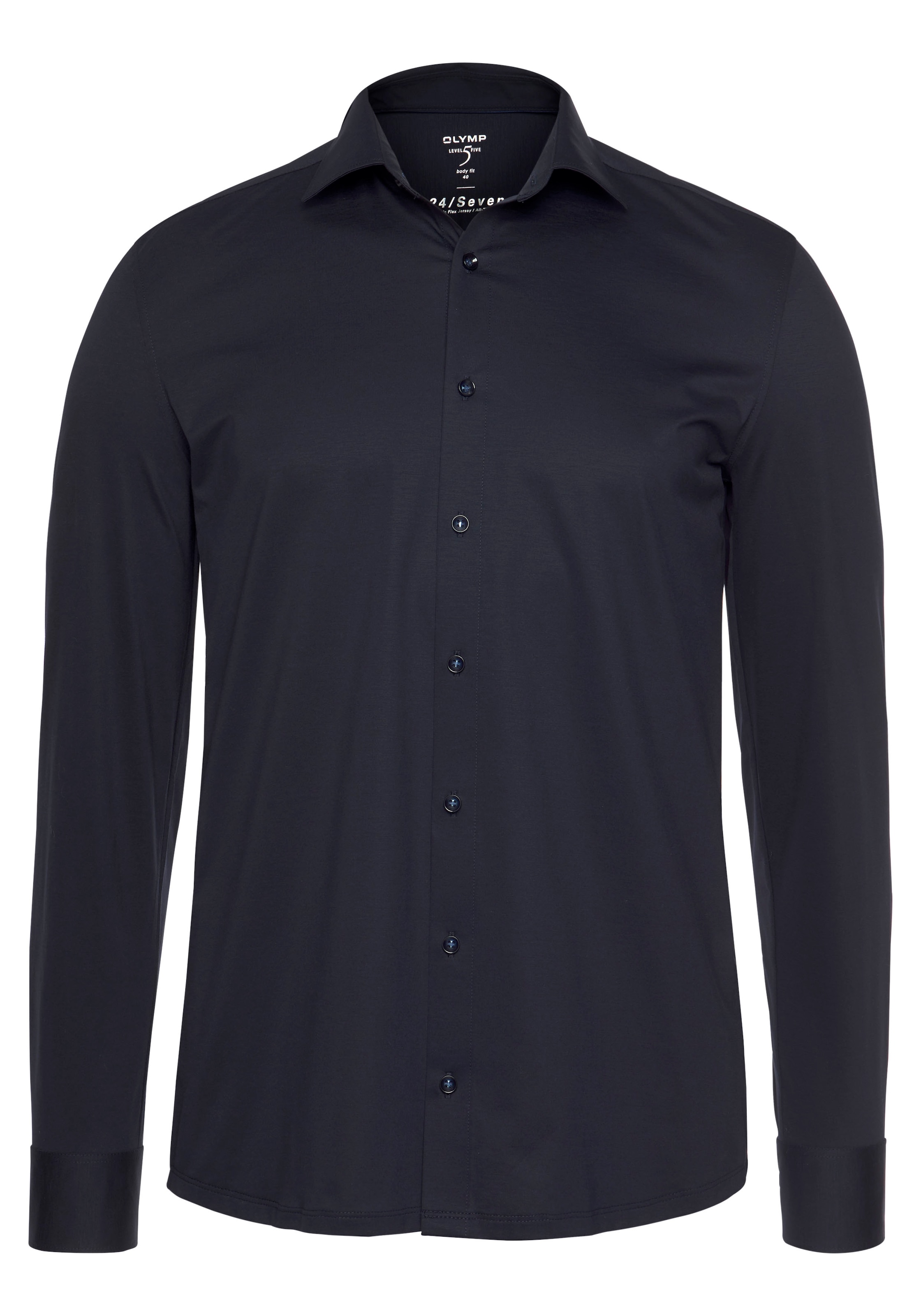 OLYMP Chemise d'affaires »Level Five body fit Jerseyshirt« in Jersey Qualität
