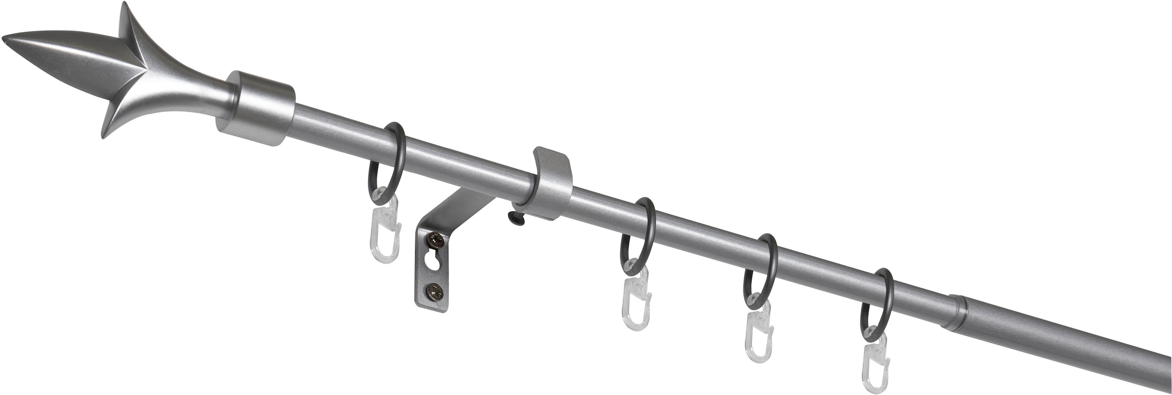 mydeco Gardinenstange »lance« Ø 16 mm 1 läufig-läufig ausziehbar