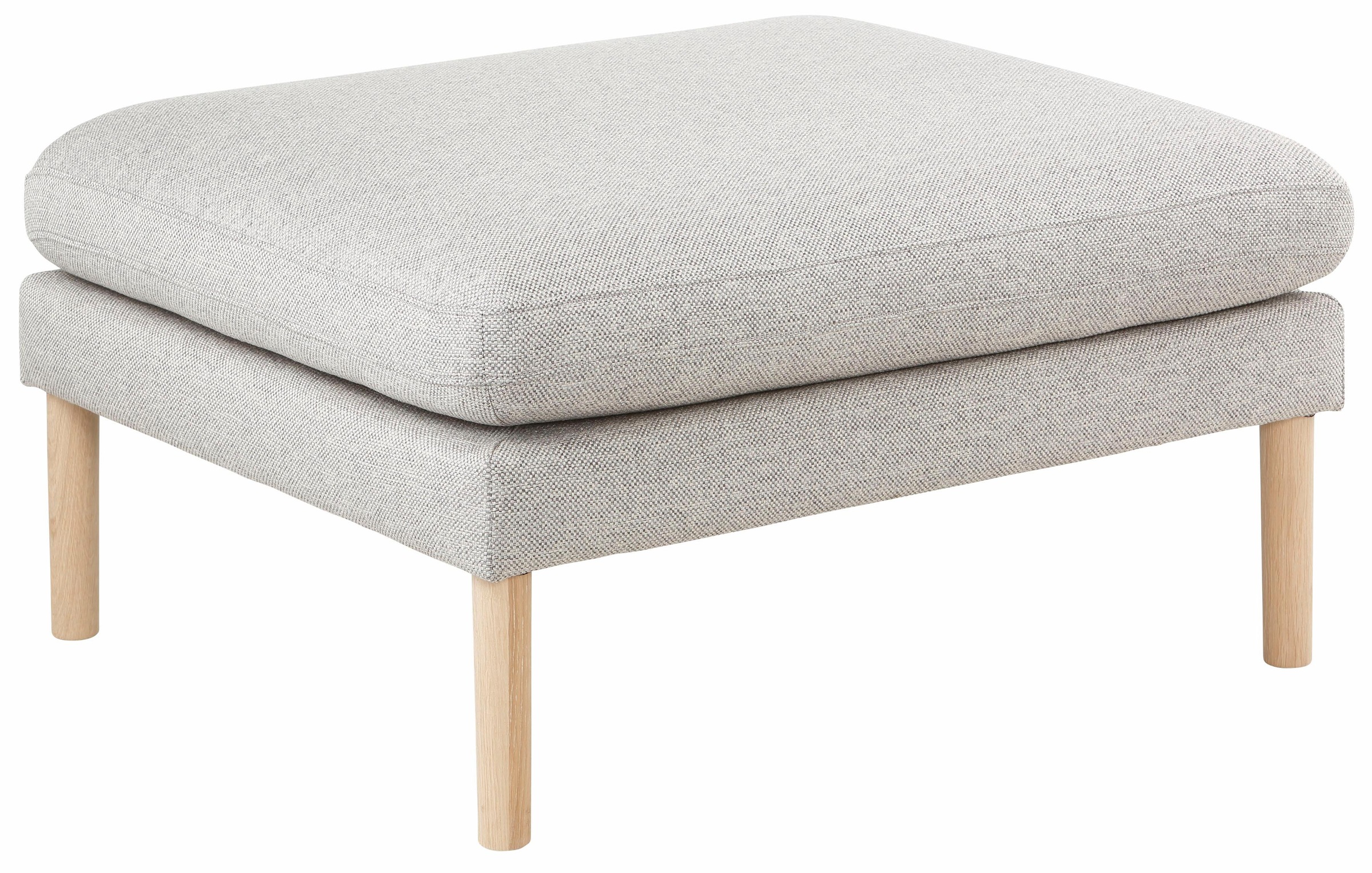 Image of andas Polsterhocker »Helsingborg«, in skandinavischem Design, mit Wellenunterfederung bei Ackermann Versand Schweiz