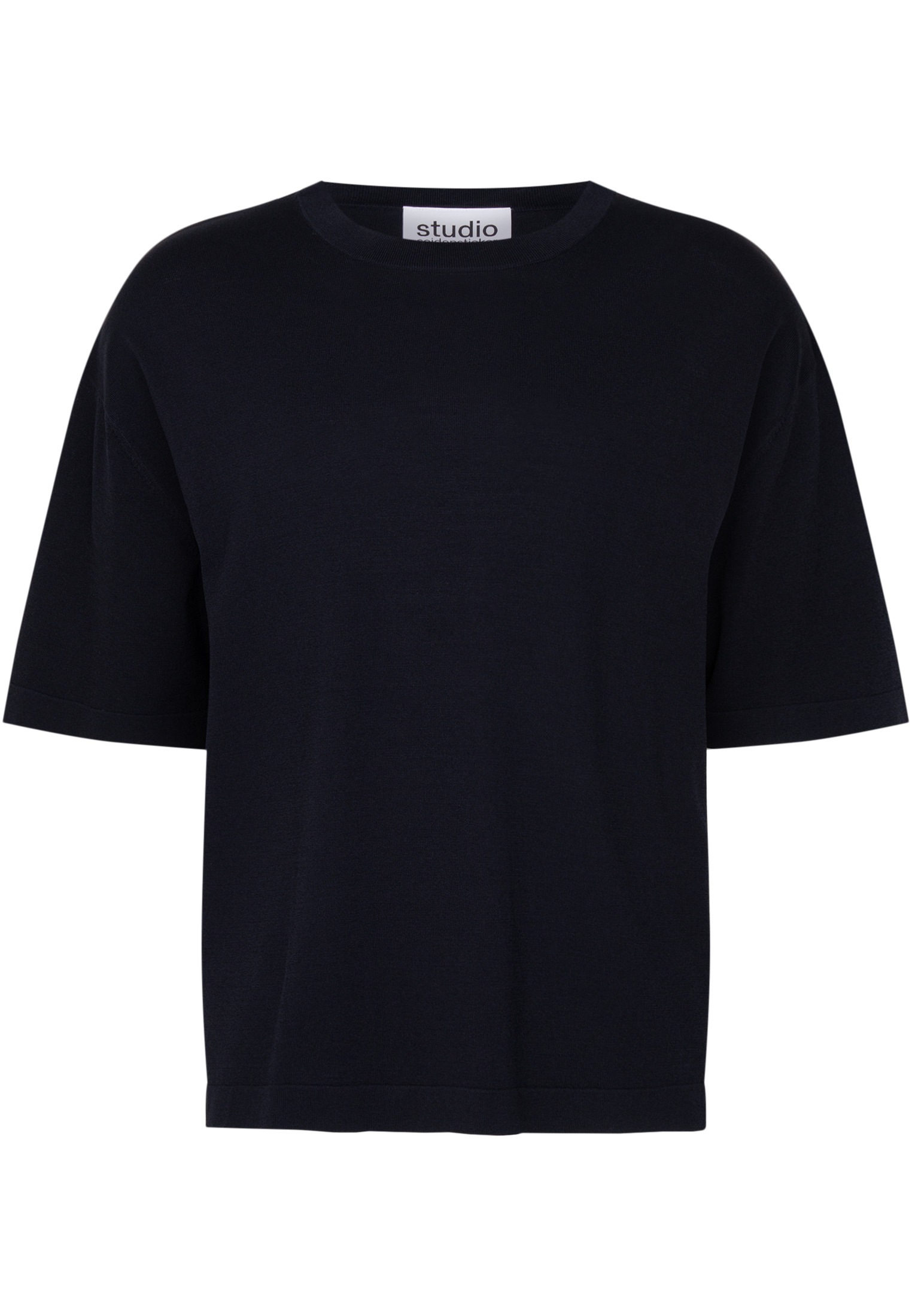 studio seidensticker T-shirt 1/2 col rond uni
