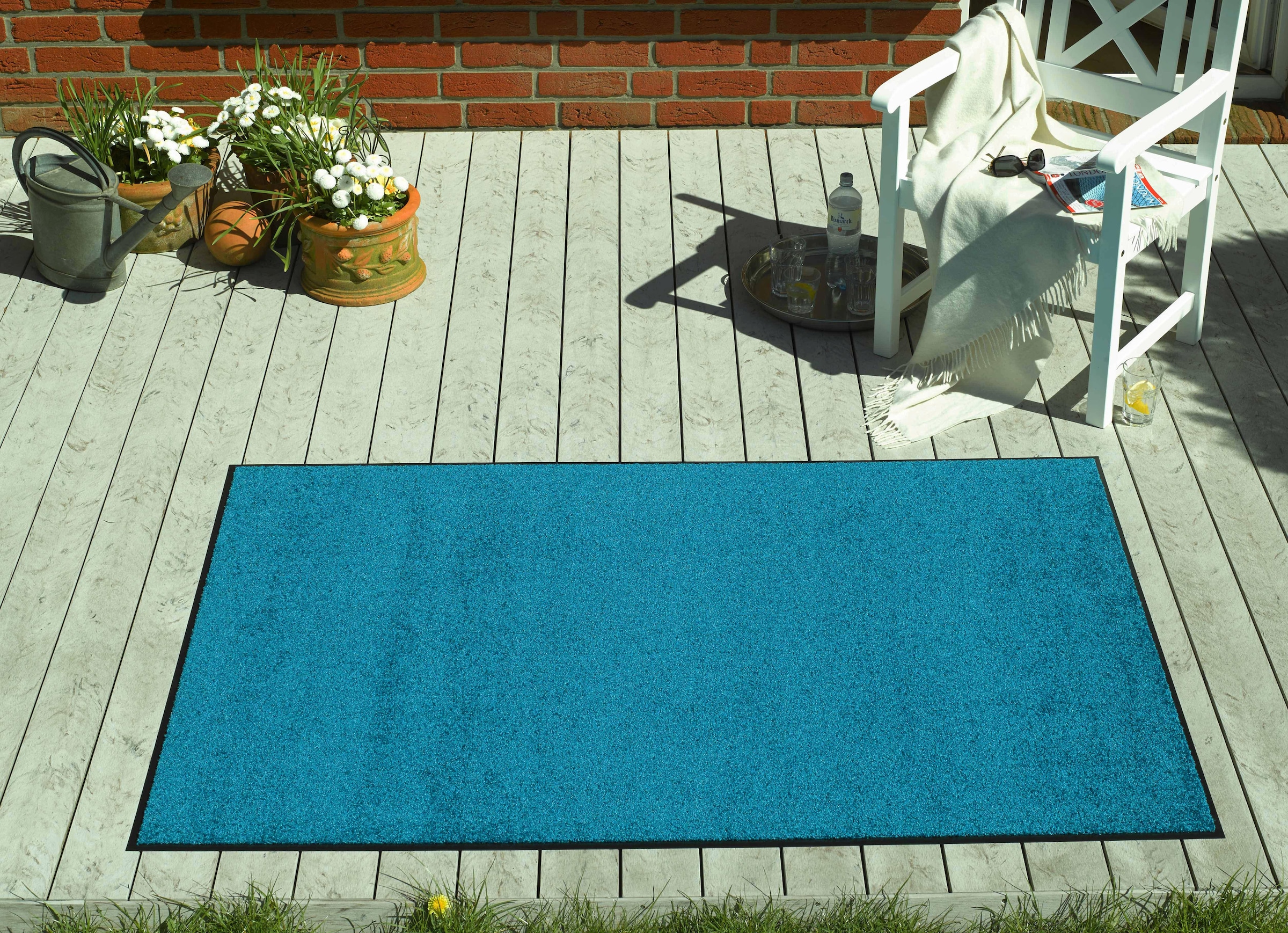 HANSE Home Fussmatte »Wash & Clean«, rechteckig, 7 mm Höhe, Schmutzfangmatte, Türmatte, In- und Outdoor, Teppich, Läufer, waschbar