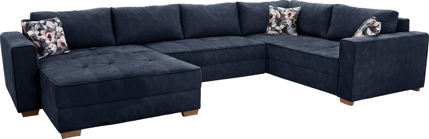 Jockenhöfer Gruppe Paysage de salon »Brixen U-Form« Bettfunktion, Bettkasten, Ottomane ist links oder rechts montierbar