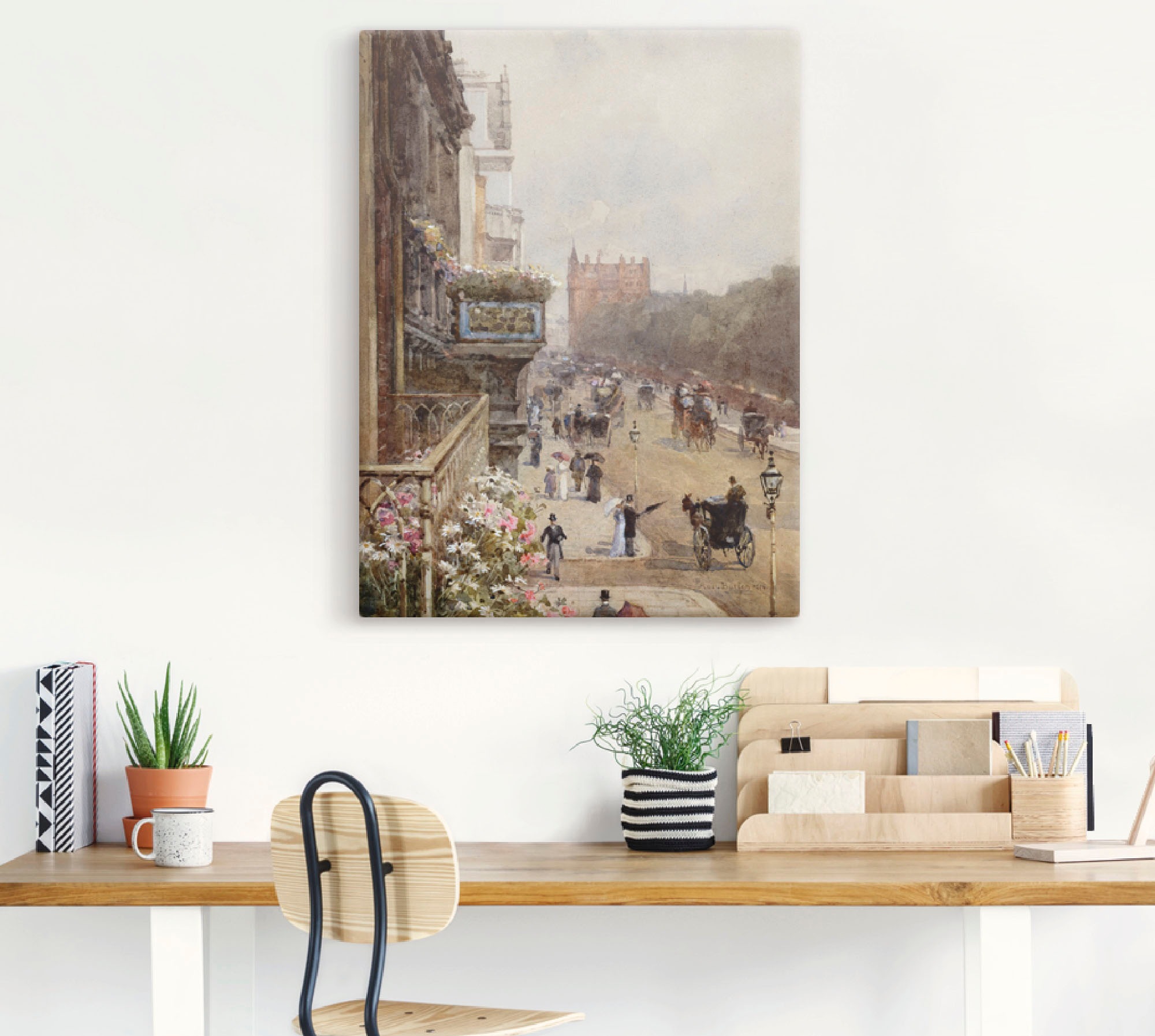 Artland Wandbild »Piccadilly, London. 1894«, Gruppen & Familien, (1 St.), als Leinwandbild, Poster in verschied. Grössen