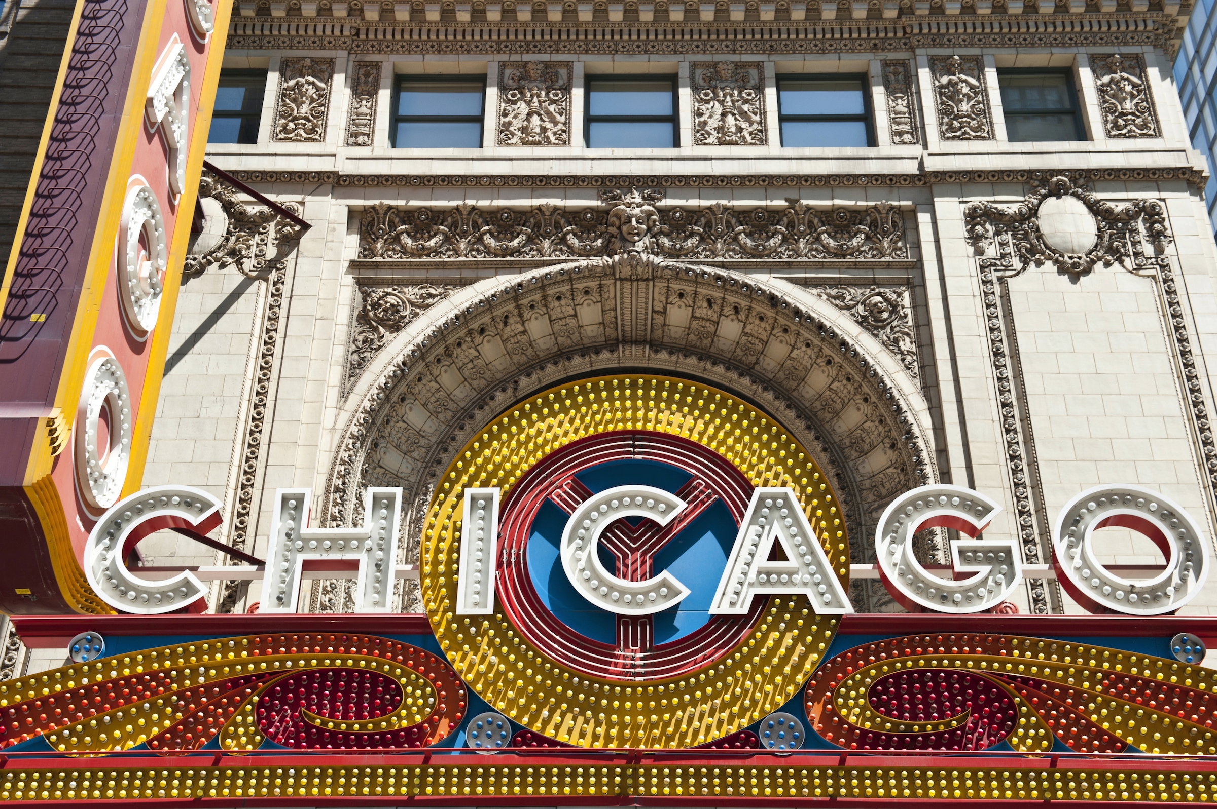 Image of Papermoon Fototapete "CHICAGO-ALTSTADT NEW YORK LAS VESGAS VINTAGE SCHILD XXL"