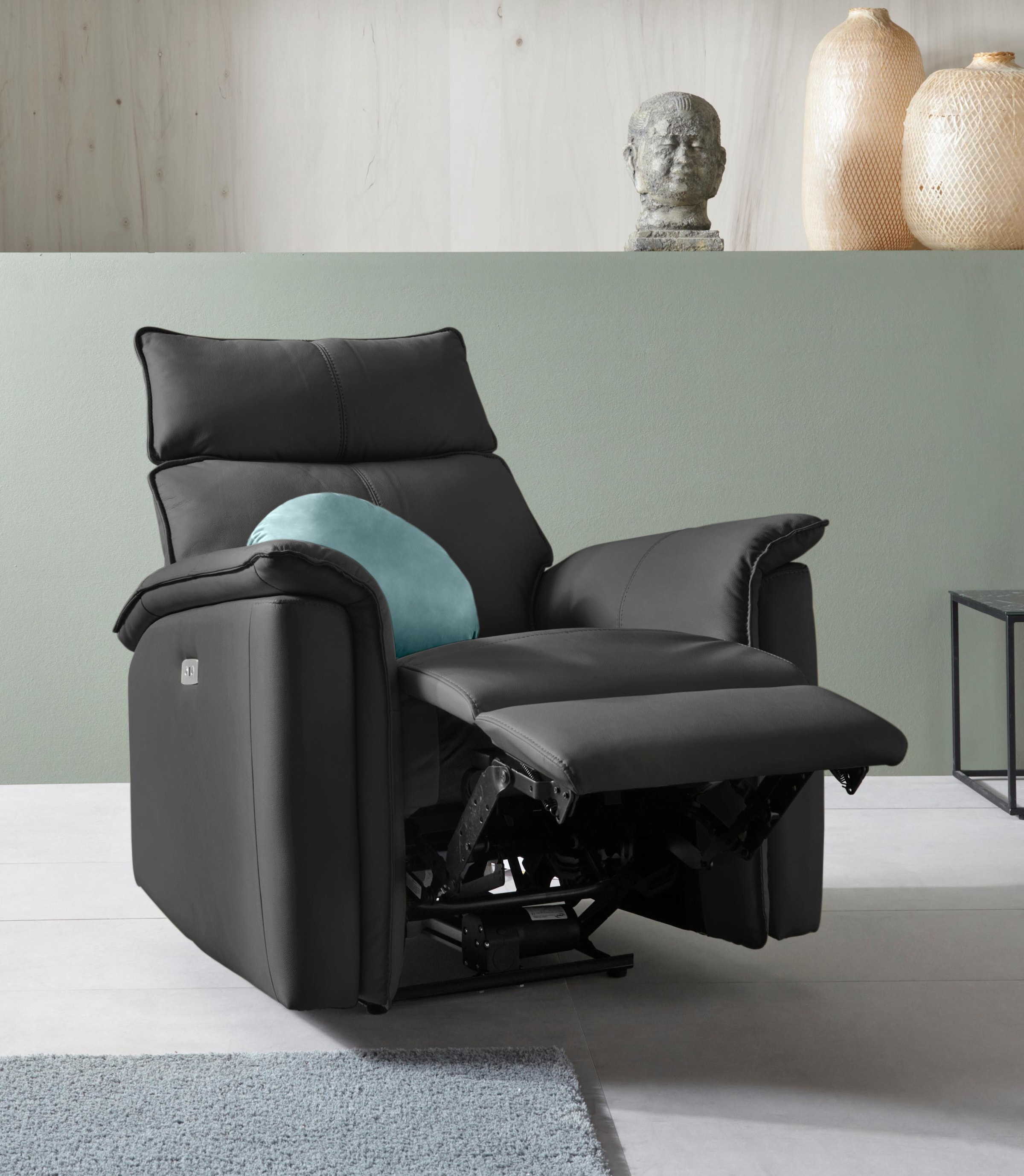 GOODproduct Relaxsessel »Zola, TV-Sessel mit Schlaffunktion, Sessel für Wohnzimmer mit« elektrischer Relaxfunktion und USB-Steckeranschluss, Breite 87 cm