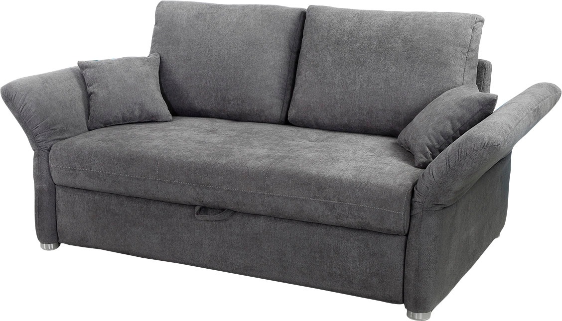 Jockenhöfer Gruppe Schlafsofa "Luca, B: 166-185 cm, Liegefl. 141-163x201 cm" mit Schlaffunktion, Bettkasten & Armteilverstellung, in 2 Breiten