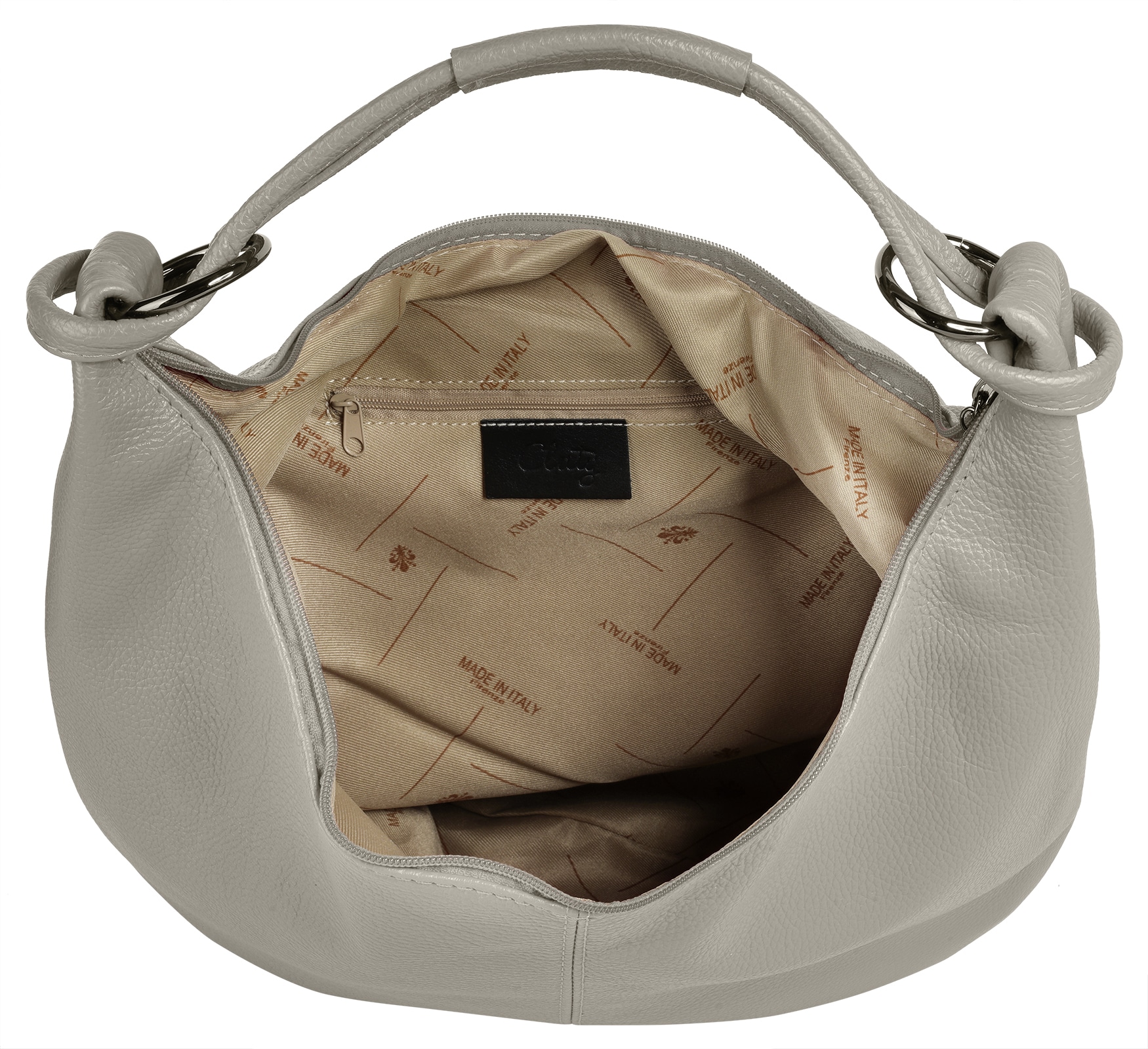 Cluty Shopper, echt Leder, Made in Italy