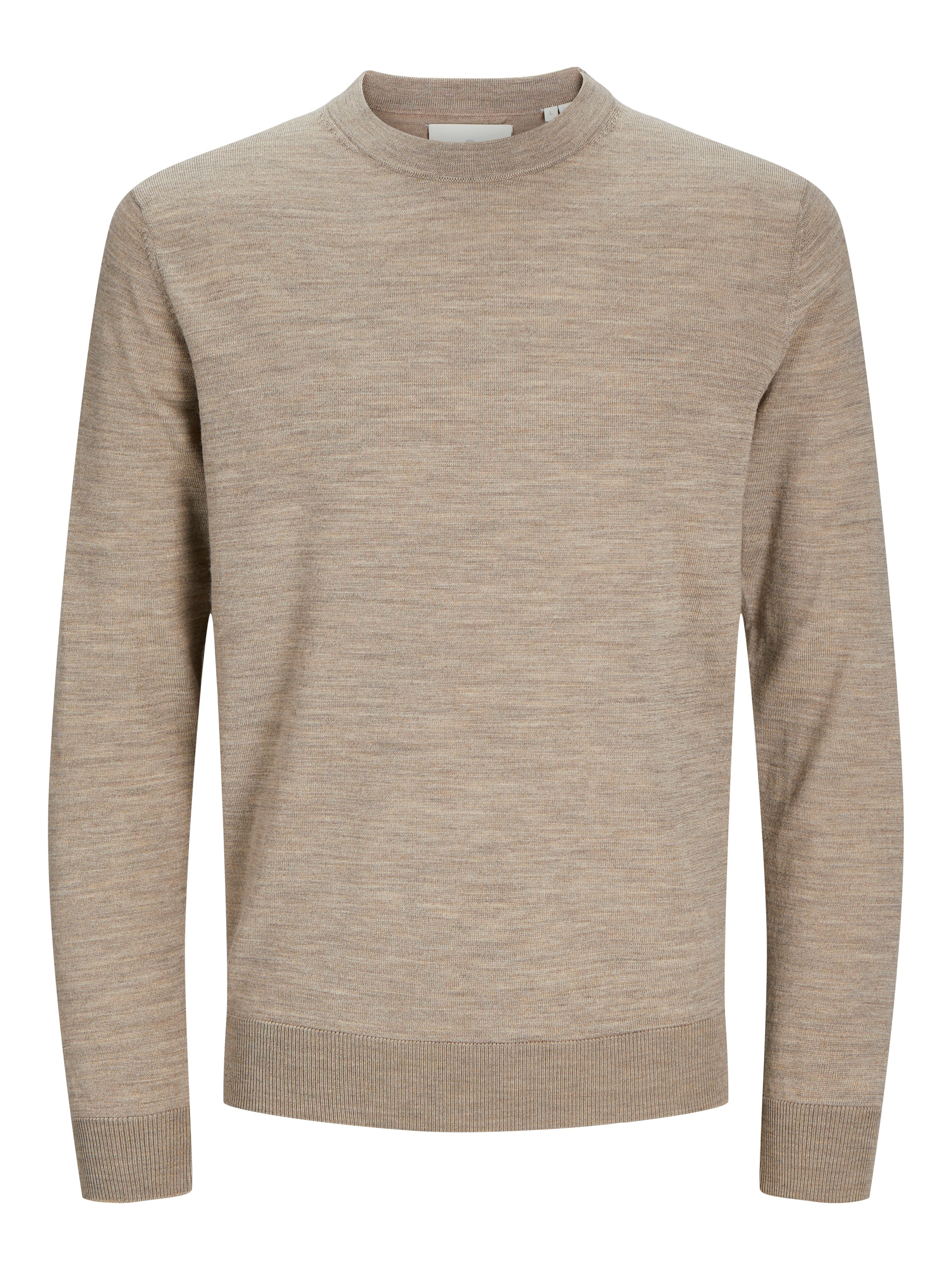 Jack & Jones Rundhalspullover »JPRBLAMARK MERINO KNIT CREW NECK LN« Wolle, regular fit