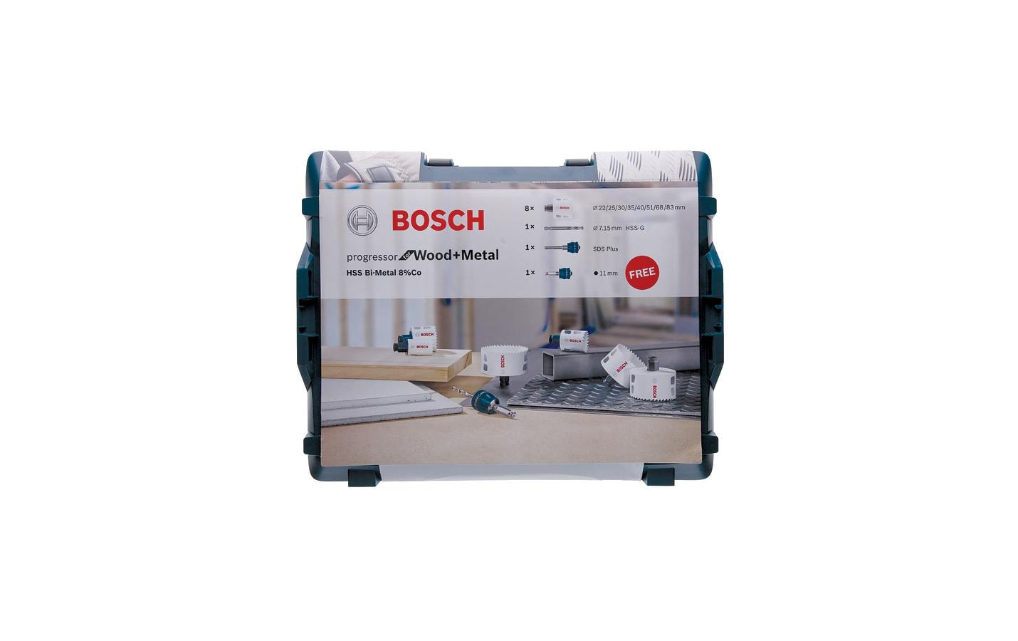 Bosch Professional Lochsäge »Set New Progressor in L-Boxx, 11-teilig«