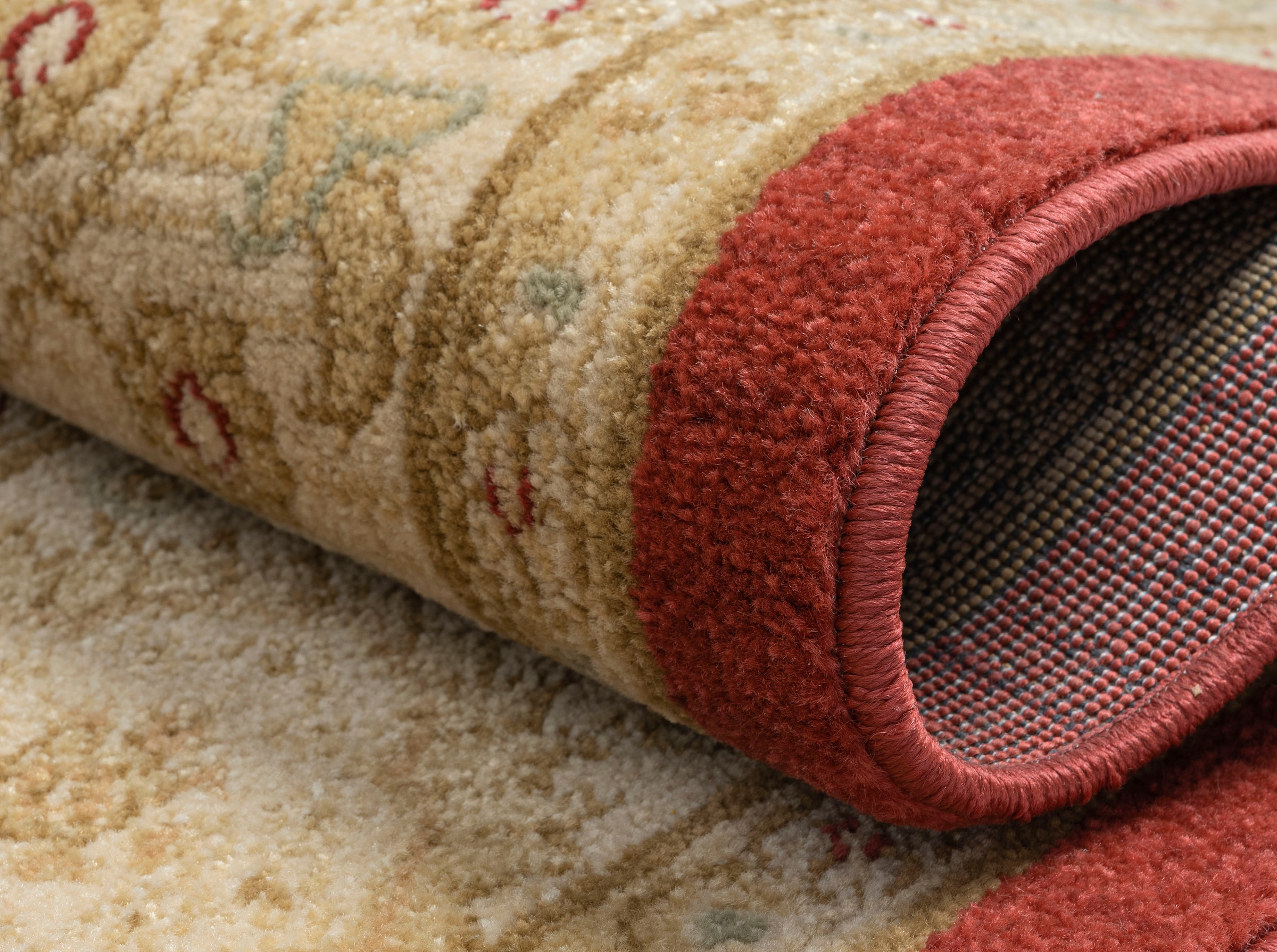 Myflair Möbel & Accessoires Teppich »Maryam 1, LAGERRÄUMUNG!« rechteckig 7,5 mm Höhe Kurzflor, Orient Optik, edler Glanz, mit Fransen, besonders weich