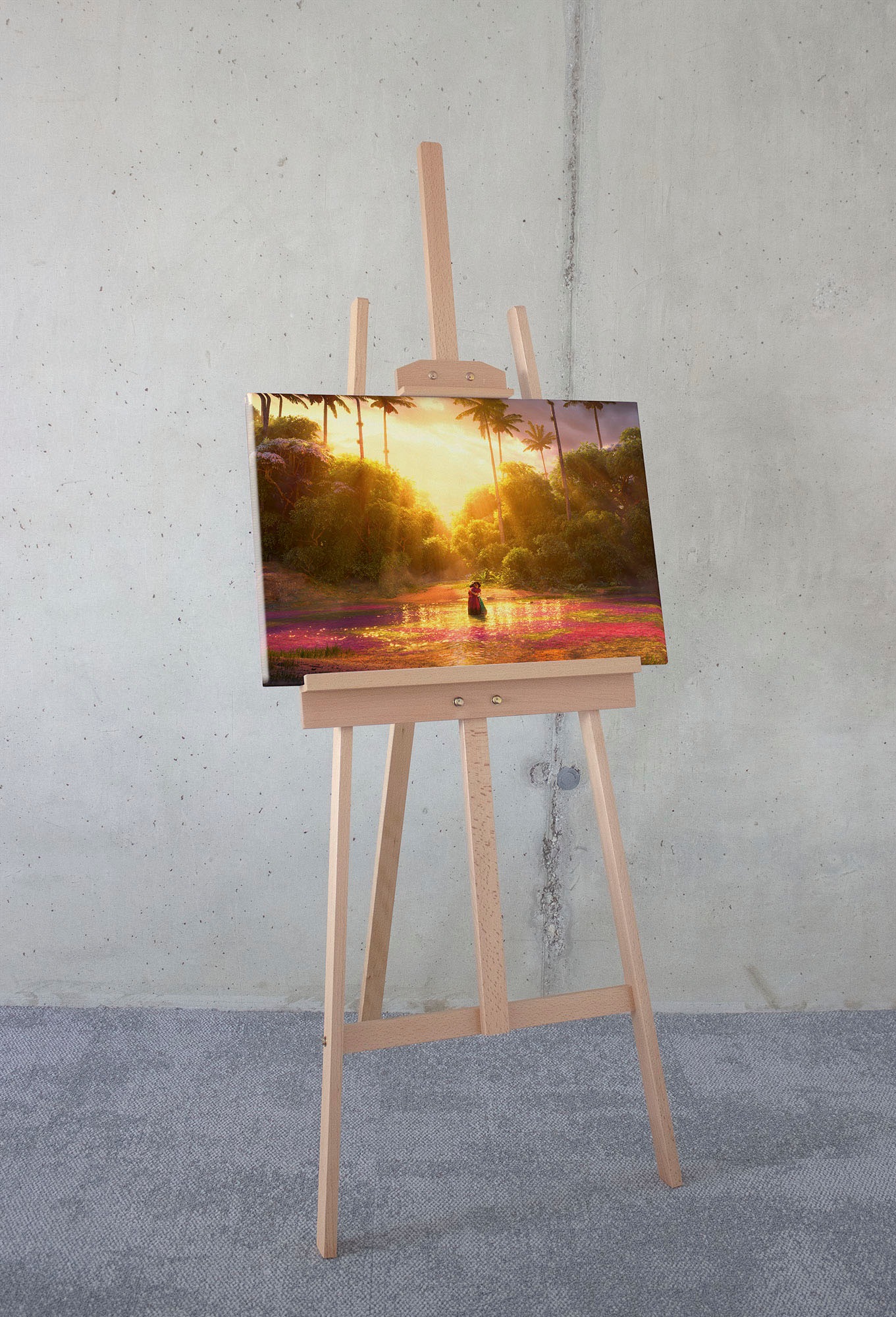 Image of Komar Leinwandbild "Encanto Madrigal Miracle - Grösse 60 x 40 cm" Disney 60 x 40 cm (Breite x Höhe), 1 Stk. tlg. Keilrahmenbild mit Echtholzrahmen, Kinderzimmer