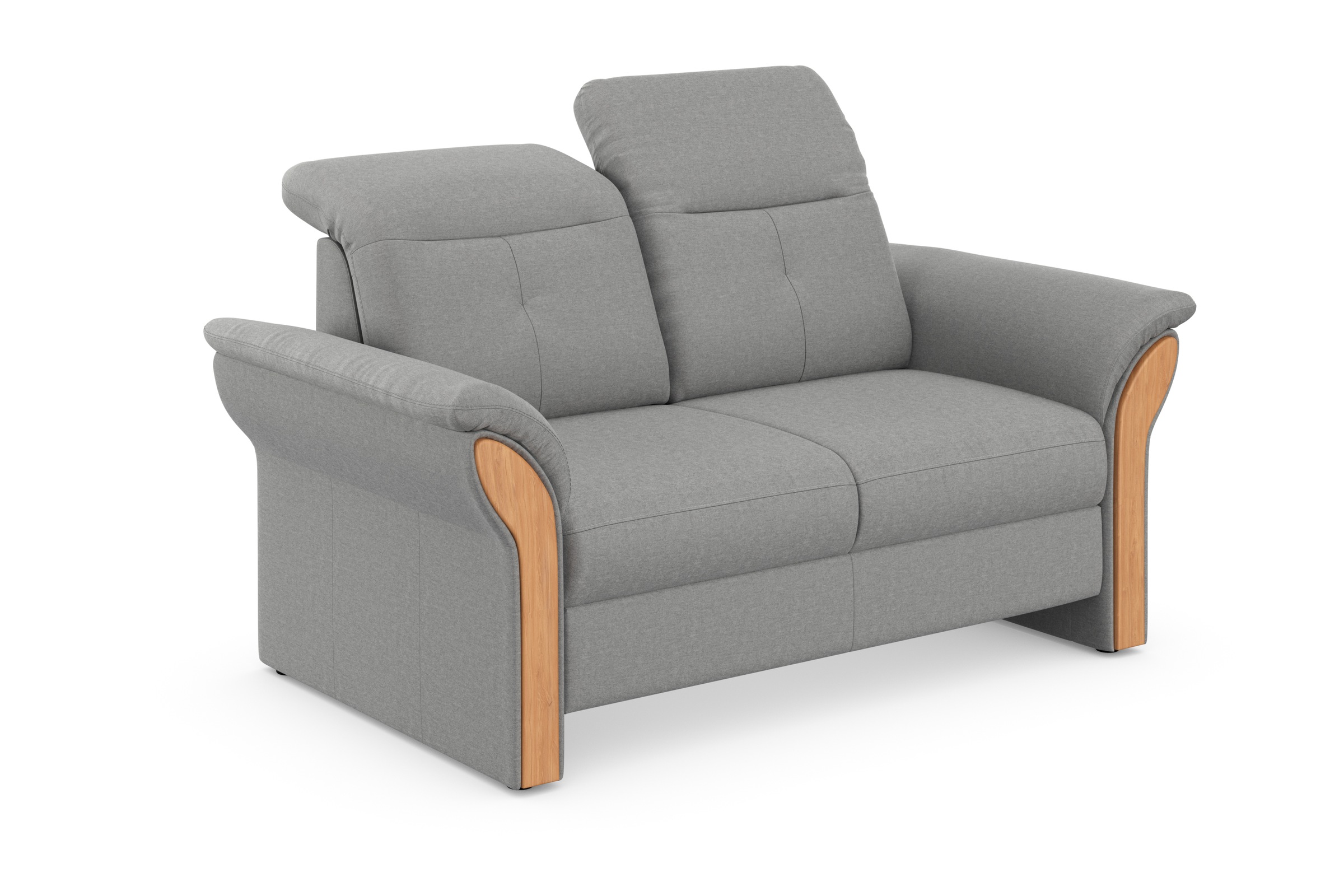 Home affaire 2-Sitzer »Dangast« Kopfteilverstellung, Holz-Chatosen, wahlweise auch im Easy Clean Bezug