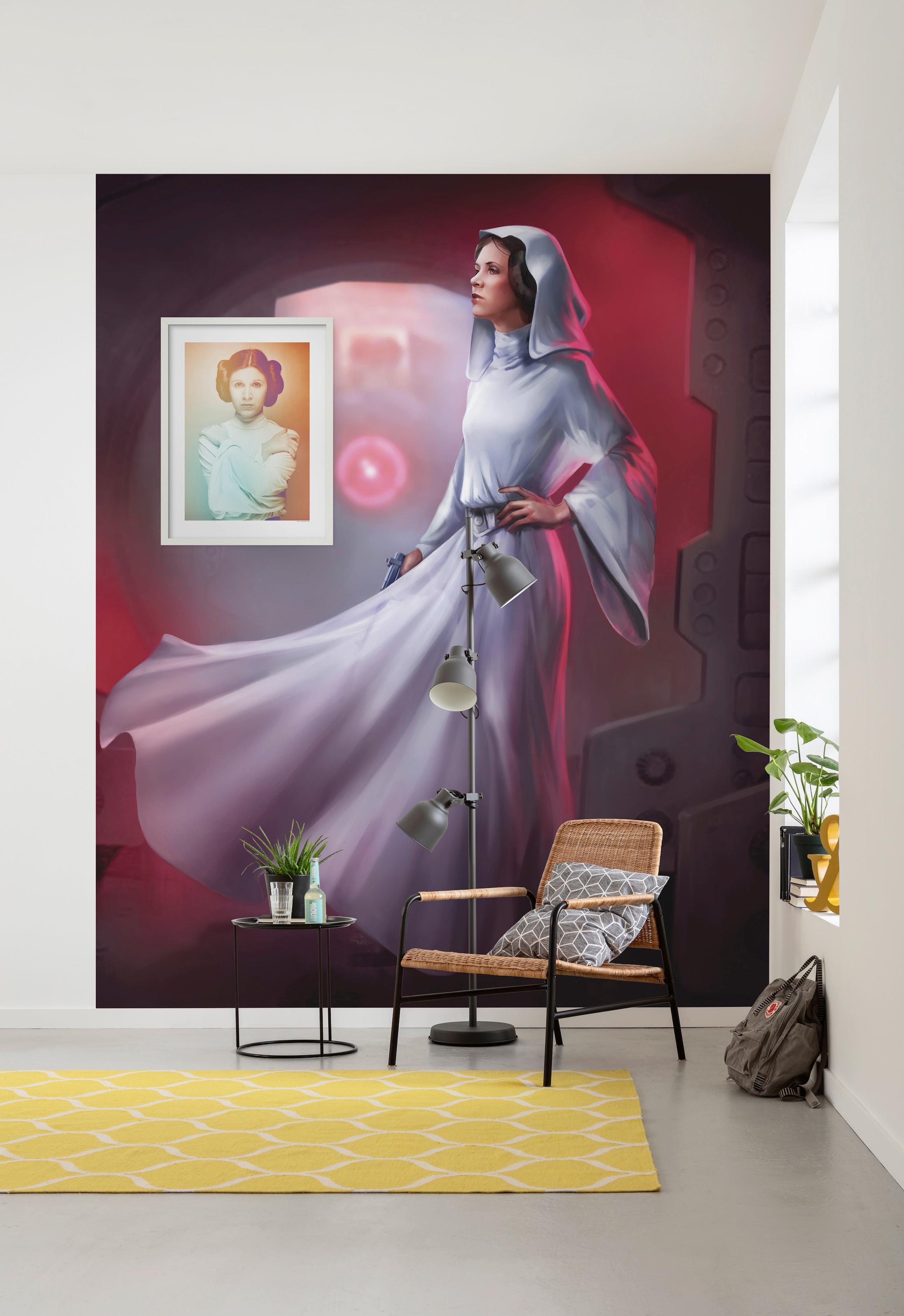 Komar Bild »Star Wars Classic Icons Color Leia«, Star Wars, (1 St.), Wandbild zur Dekoration im Kinderzimmer - ohne Rahmen