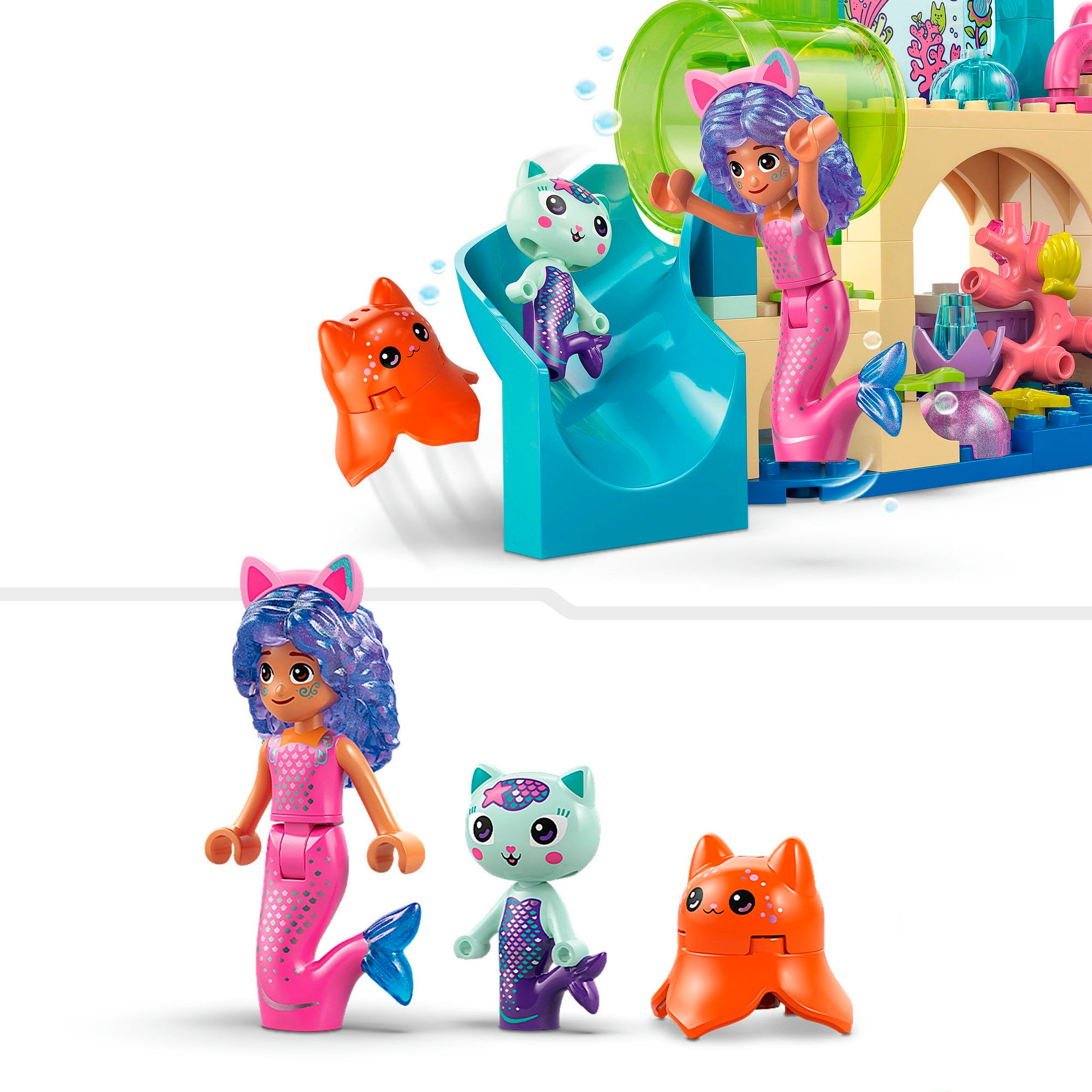 LEGO® Konstruktionsspielsteine »Meerjungfrau Gabbys Aquarium Abenteuer (11204), LEGO Gabby's Dollhouse« Made in Europe