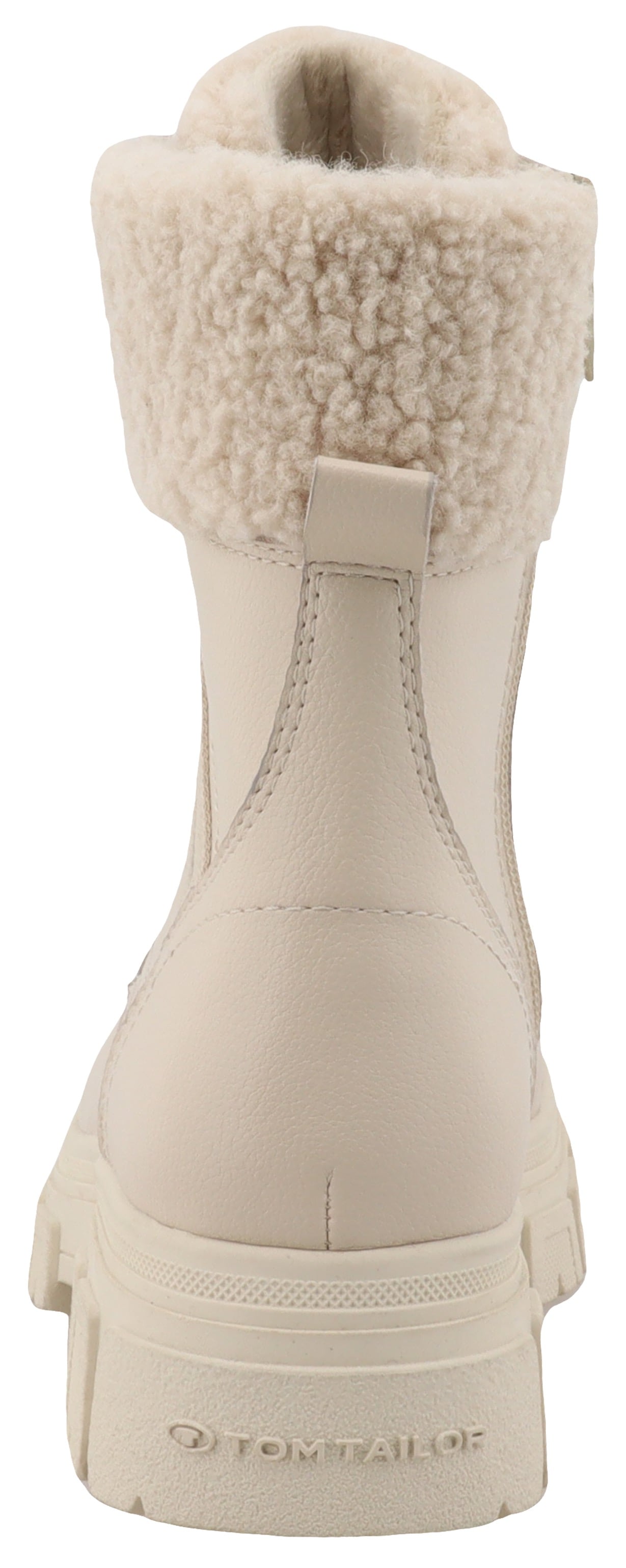TOM TAILOR Winterboots, Blockabsatz, Schnürboots, mit Innenreissverschluss, Weite G