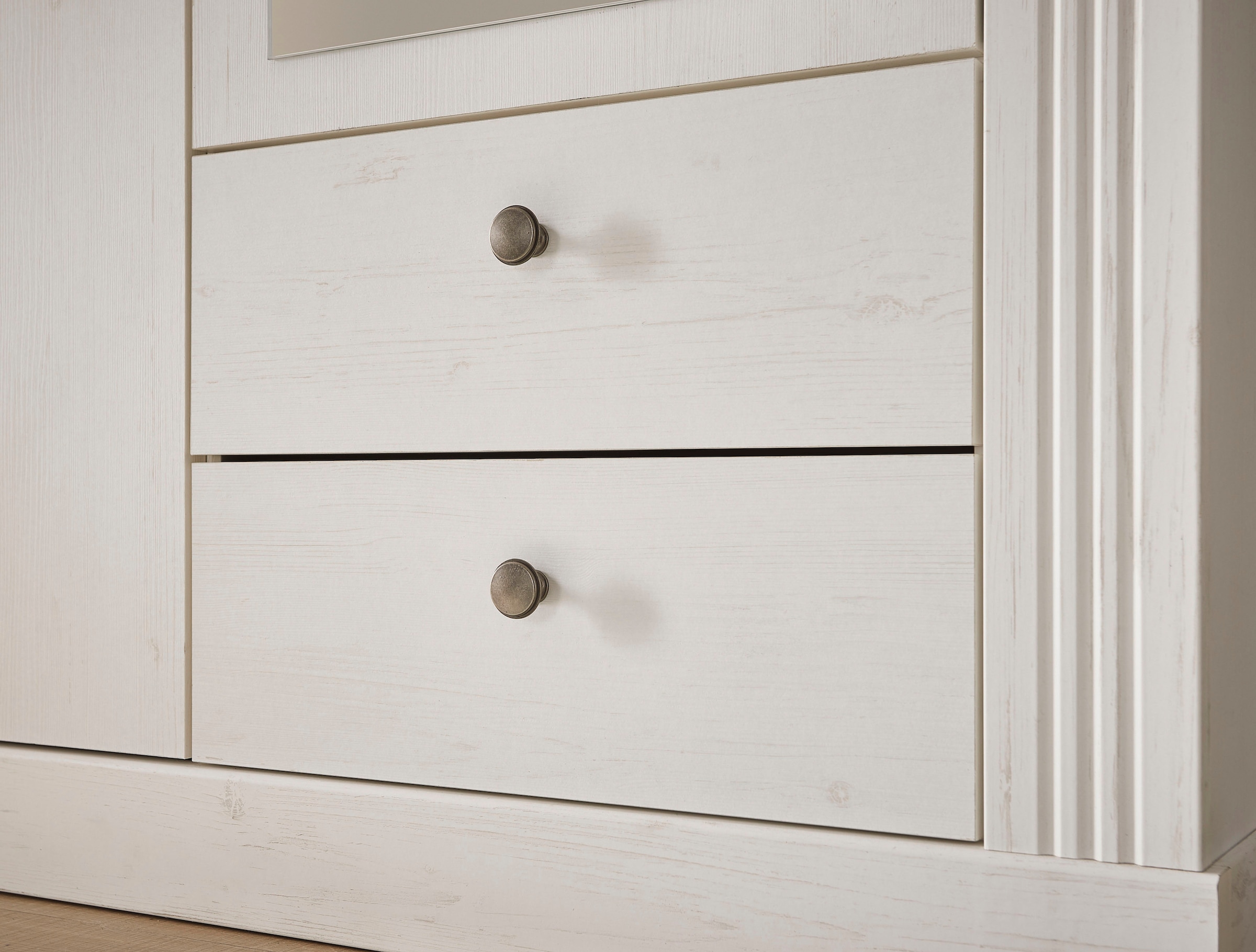 Home affaire Garderobenschrank »WESTMINSTER TOPSELLER!«, (Breite ca. 108 cm), im romantischen Landhausstil