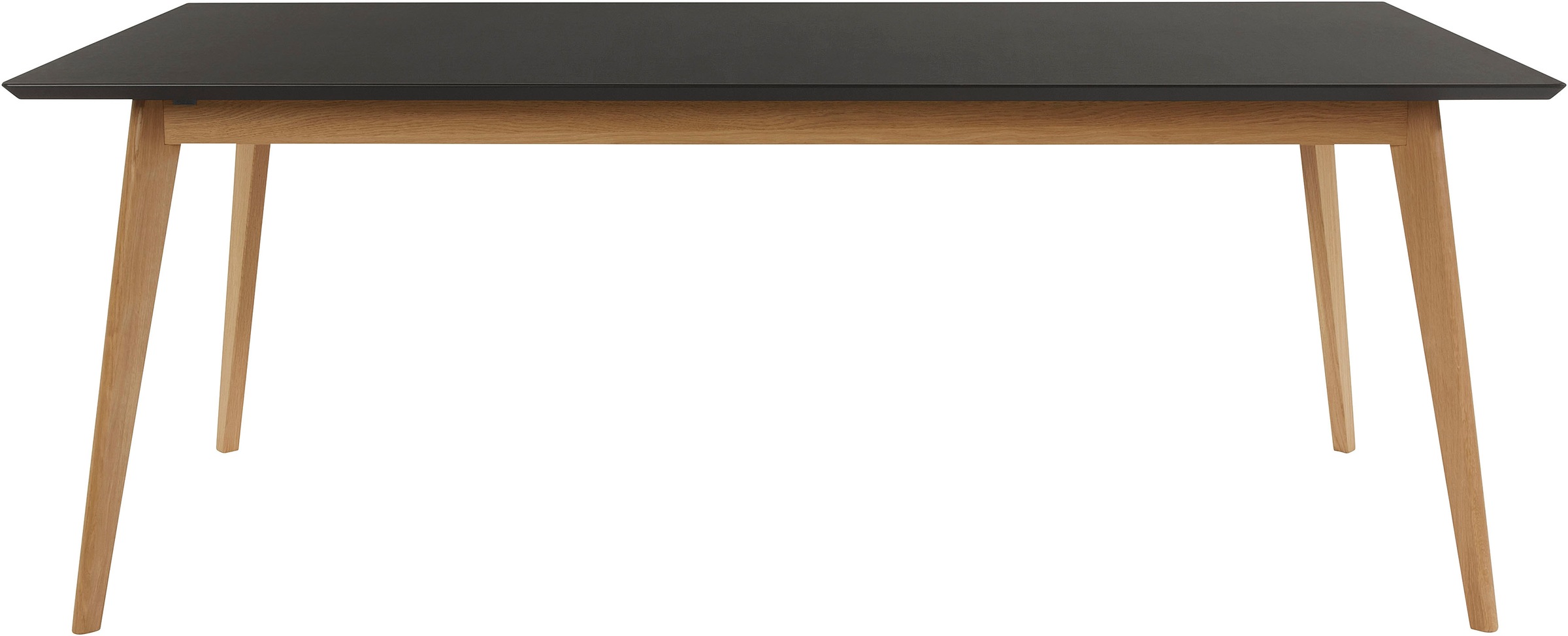 Image of andas Esstisch »Vallby«, Tischplatte in einer pflegeleiten Linolium, Gestell aus massives Eiche lackiert, in verschiedenen Grössen und Farben erhältlich, Höhe 77 cm bei Ackermann Versand Schweiz