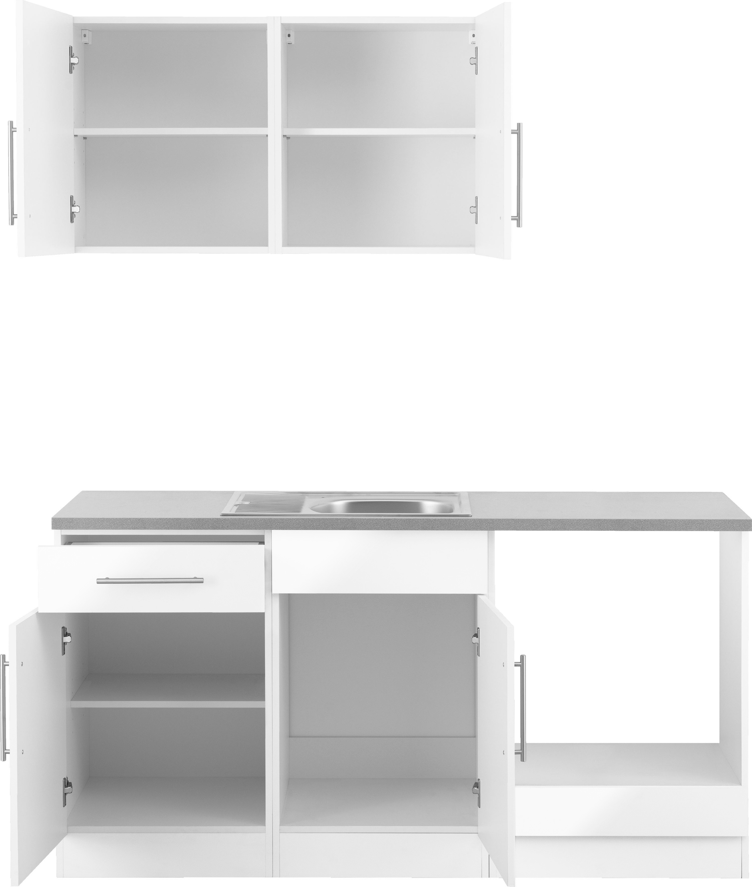 wiho Küchen Cuisine »Cali« wahlweise mit E-Geräten, Breite 160 cm