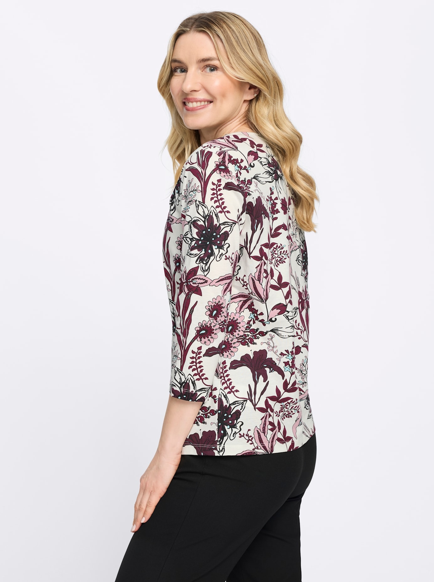 Classic Basics Shirt à col rond »Rundhals-Shirt« 1