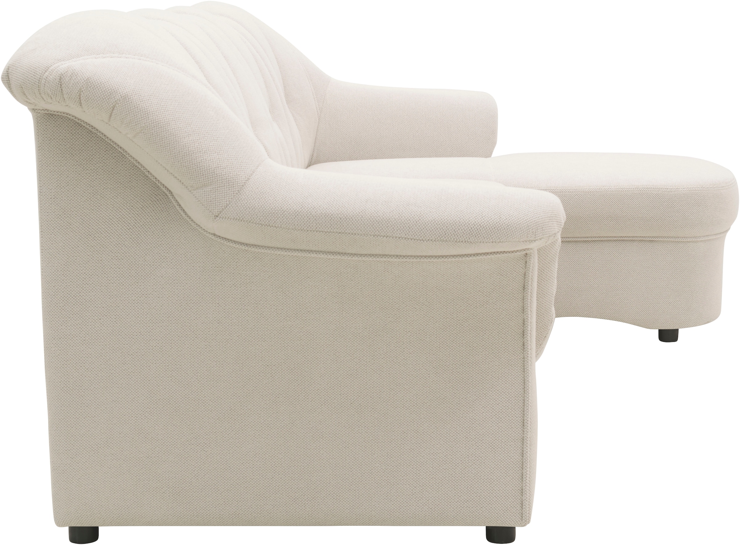 DOMO collection Ecksofa »Flores Schlafsofa, B/T/H: 233/142/86 cm, L-Form«, wahlweise mit Bettfunktion, wahlweise mit Federkern, auch in Leder