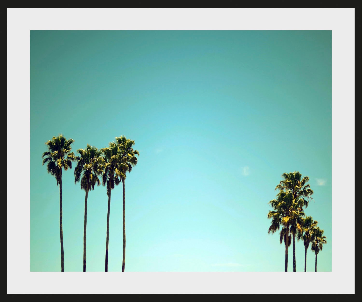 queence Bild »Palma De Mallorca« Foto | Himmel | Palmen 1 Stk. tlg. HD Premium Poster-Druck inkl. Holzrahmen