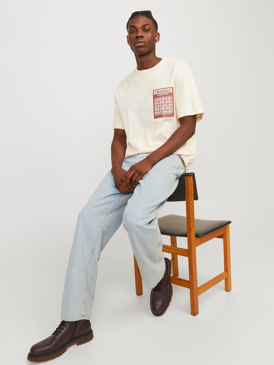 Jack & Jones Jeans Relax-fit »JJIALEX mit cleanem Look und Taschenvielfalt« mit Gürtelschlaufen