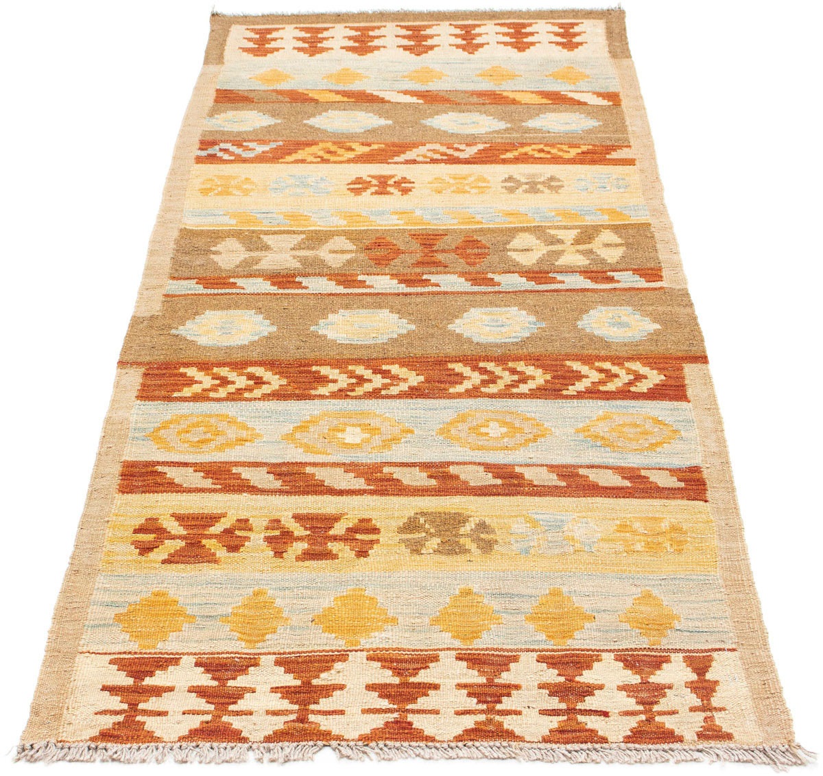 Image of morgenland Läufer »Kelim Medaillon Beige 207 x 77 cm«, rechteckig, 0,4 mm Höhe, OrientOptik bei Ackermann Versand Schweiz