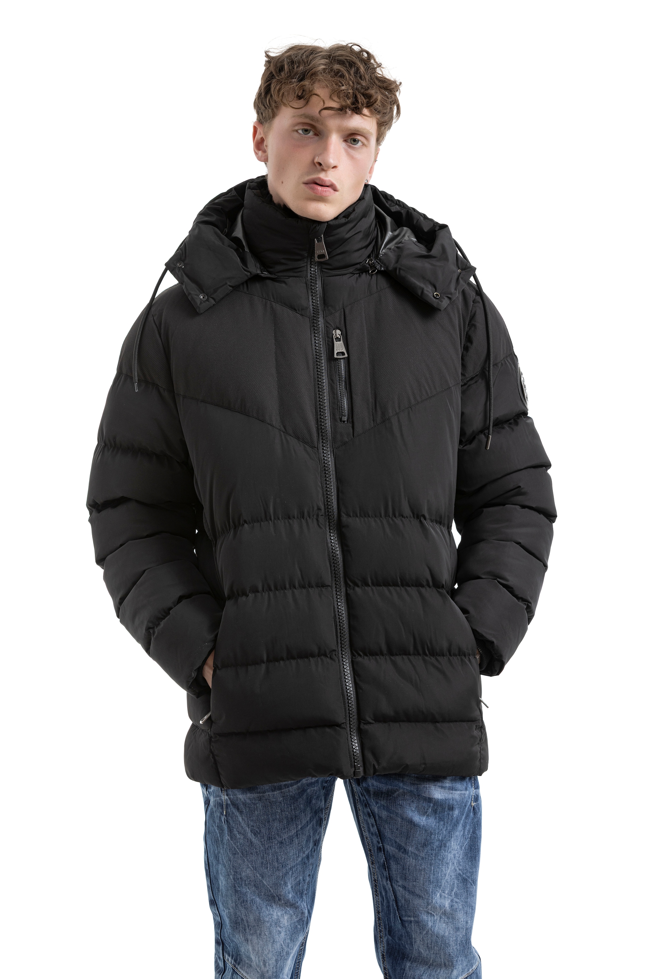 Cipo & Baxx Veste matelassée mit Kapuze