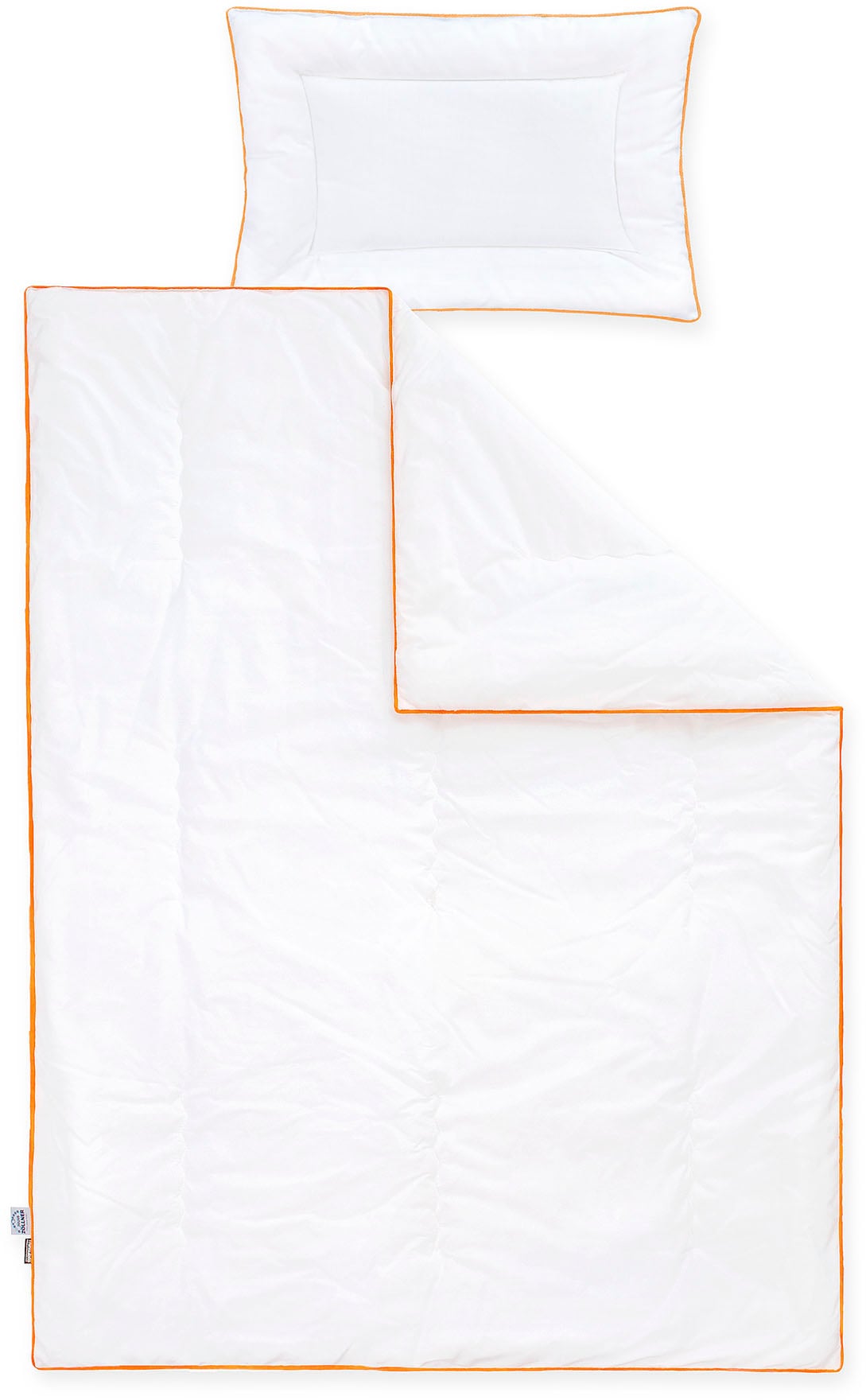 ♕ Julius Zöllner Ganzjahresbettdecke + »Babytraum, Kissen 100x135cm, Hergestellt versandkostenfrei Decke in (Spar-Set), Deutschland«, 2-tlg, Kopfkissen 40x60cm Kissen, Decke mit auf