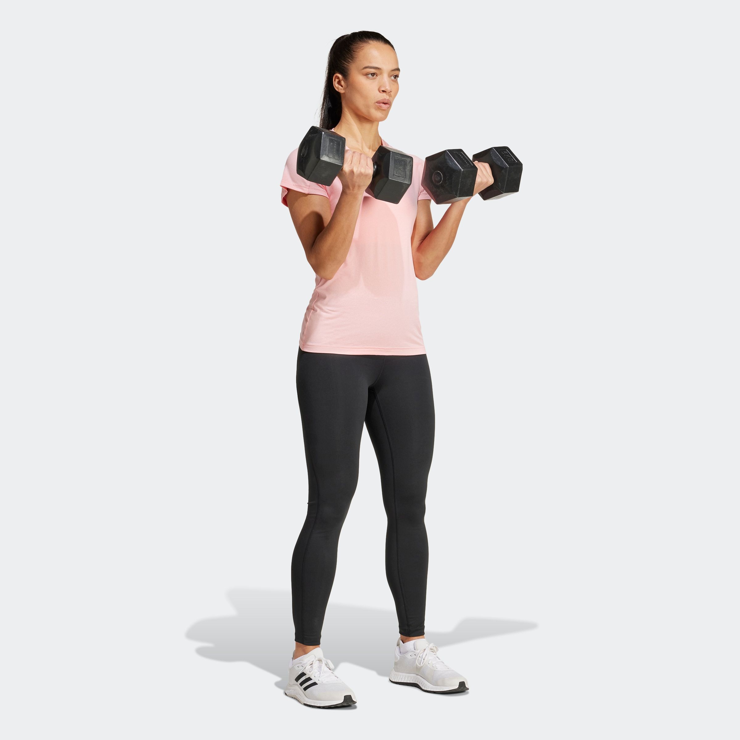 adidas Performance T-Shirt »TR-ES MIN T«, Trainingsshirt, feuchtigkeitsabsorbierend mit V Ausschnitt