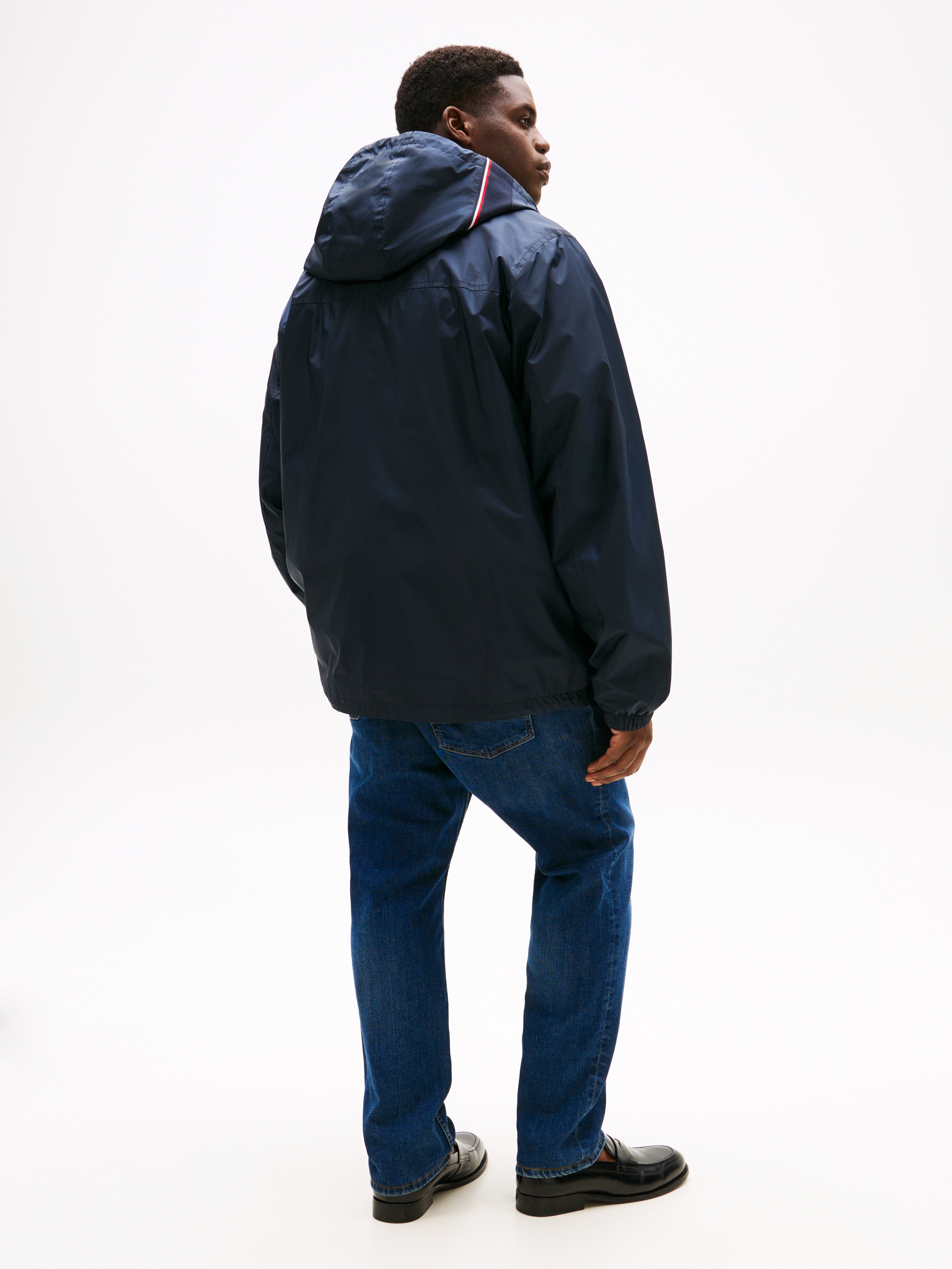 Tommy Hilfiger Big & Tall Outdoorjacke »BT-RWB HOODED JACKET-B«, mit Kapuze, Grosse Grössen