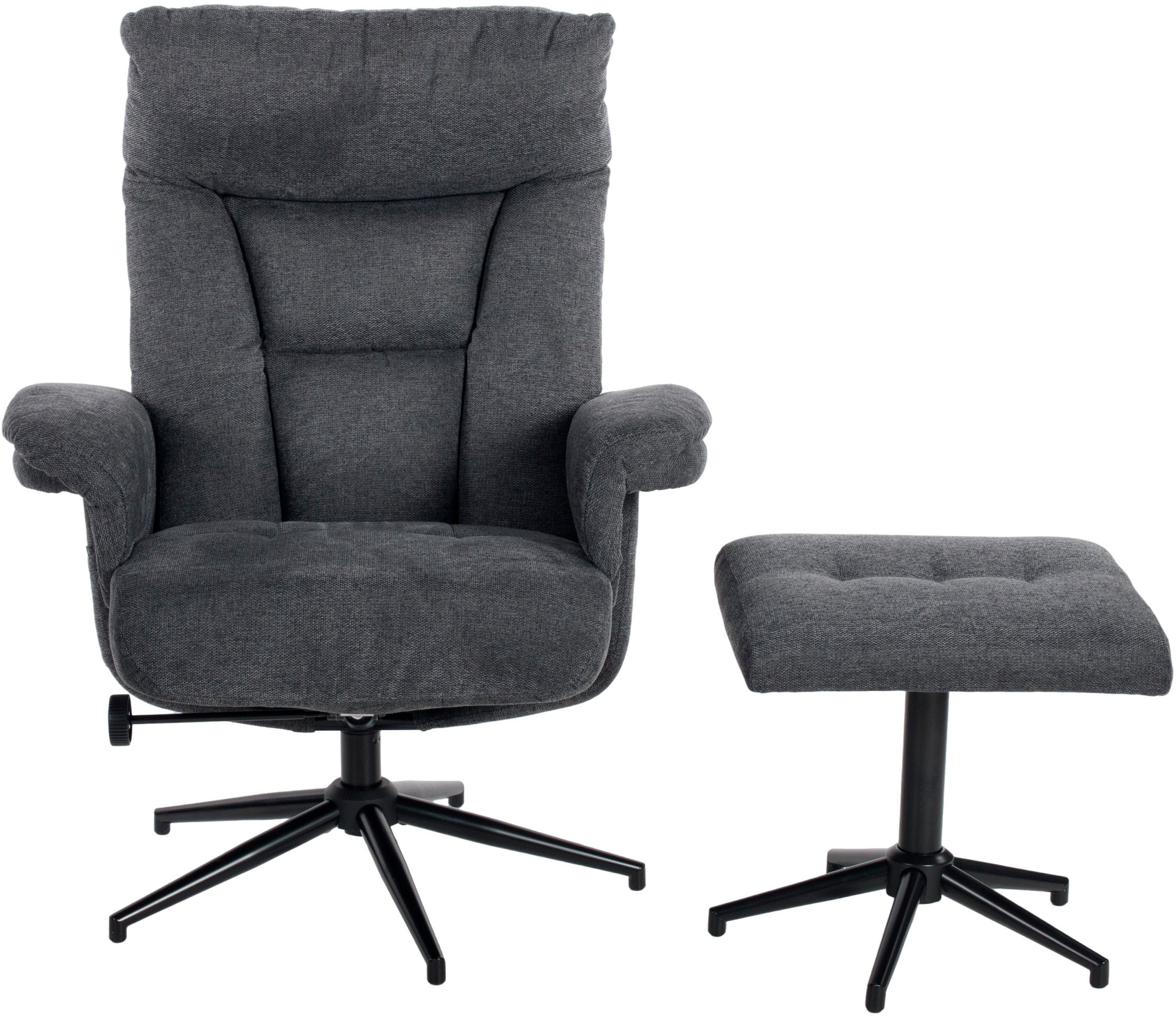 Image of Duo Collection TV-Sessel "Olvera" mit Hocker und Relaxfunktion, 360 Grad drehbar